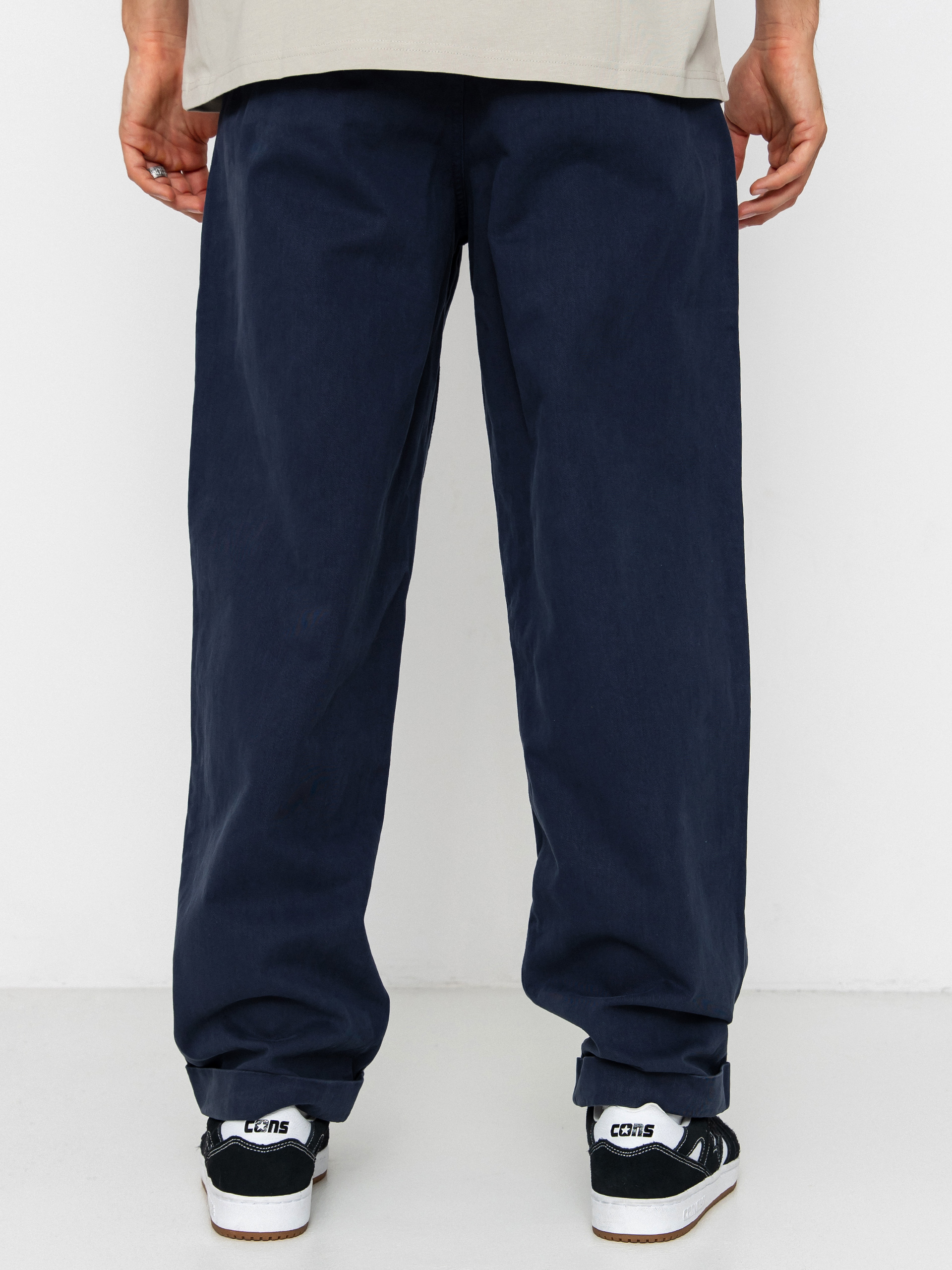 Nohavice Element Big Pleated Chino (eclipse navy)