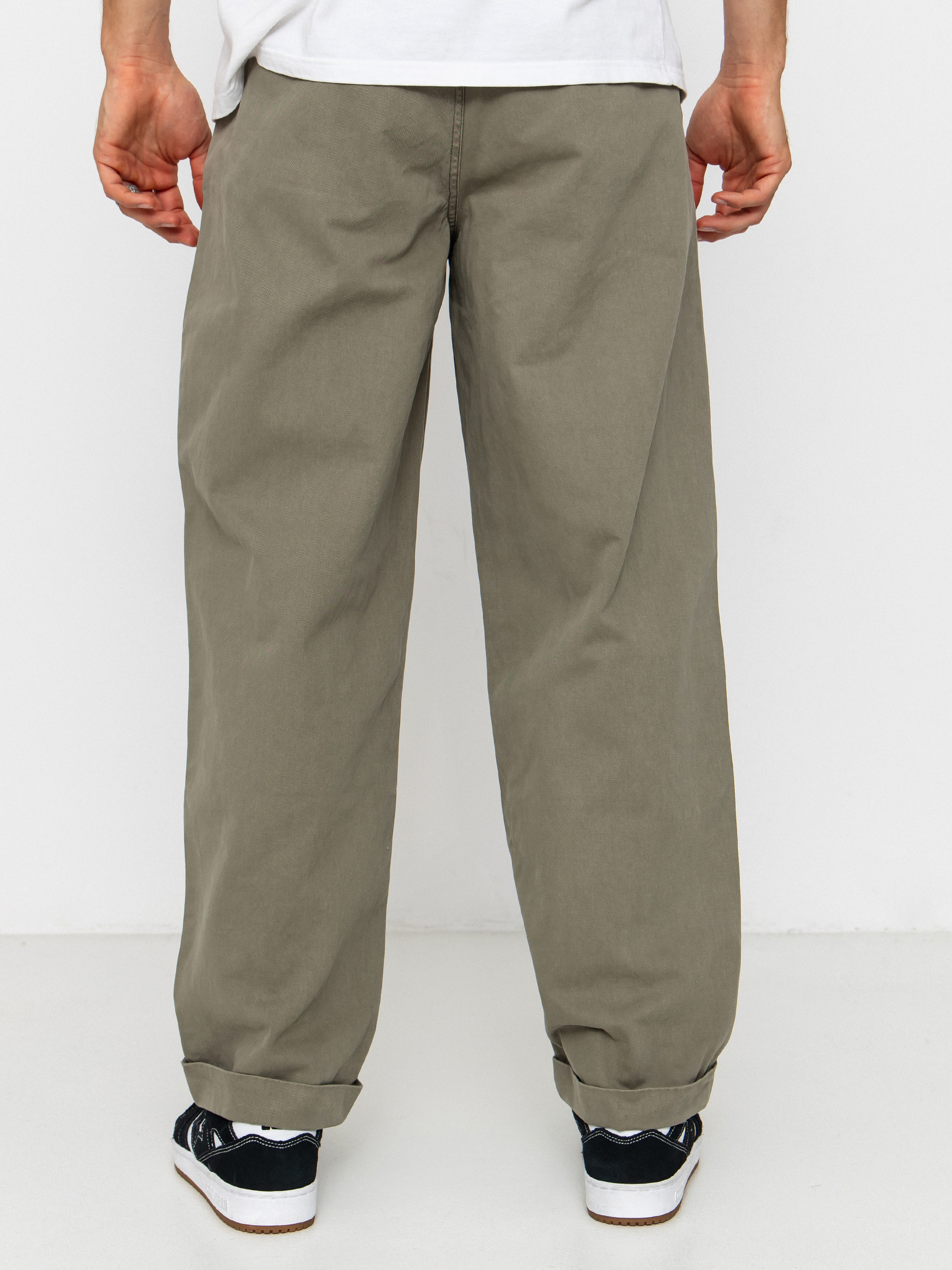 Nohavice Element Big Pleated Chino (kalamata)