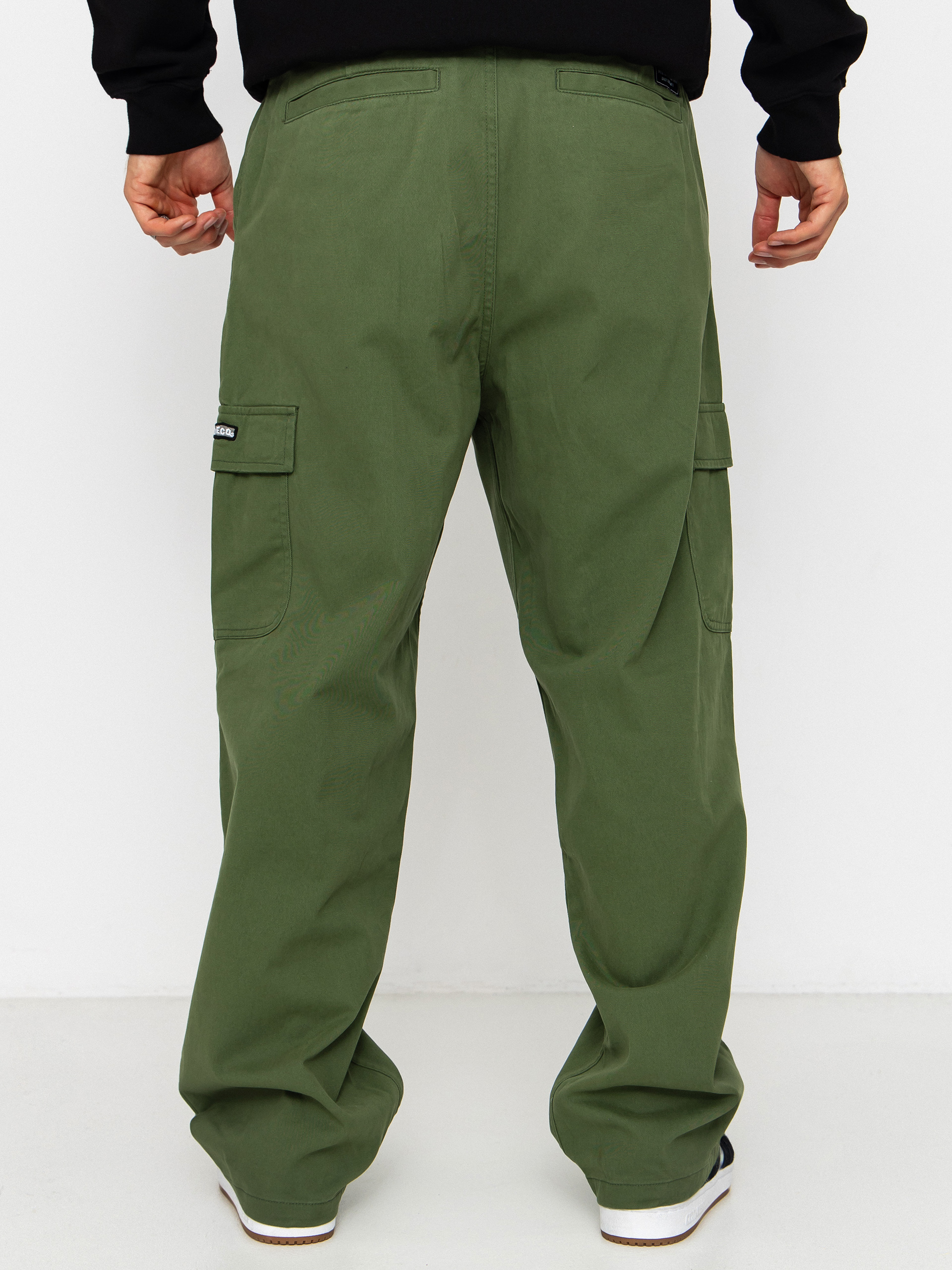 Nohavice DC Worker Baggy Chino Cargo (bronze green)