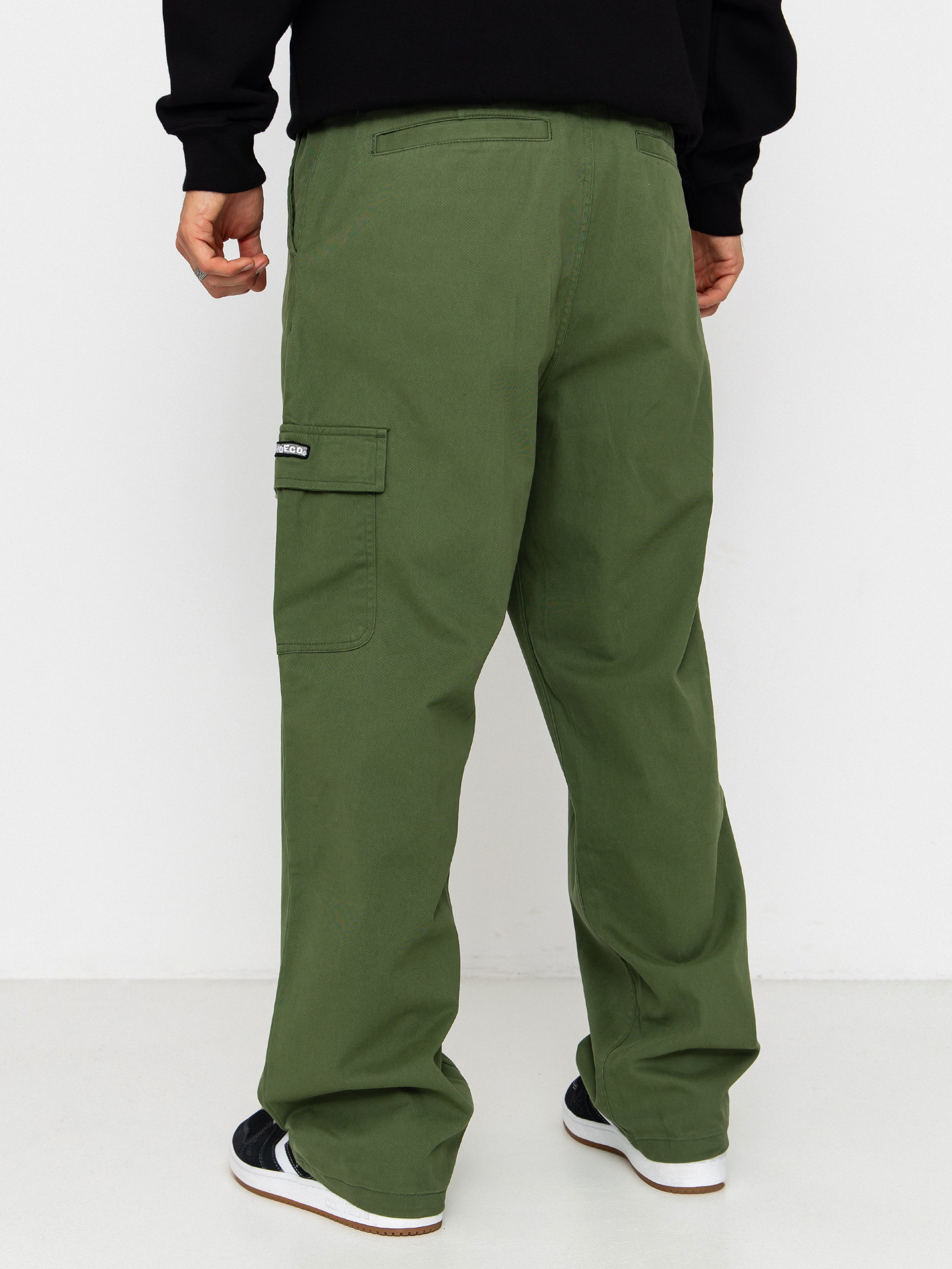 Nohavice DC Worker Baggy Chino Cargo (bronze green)
