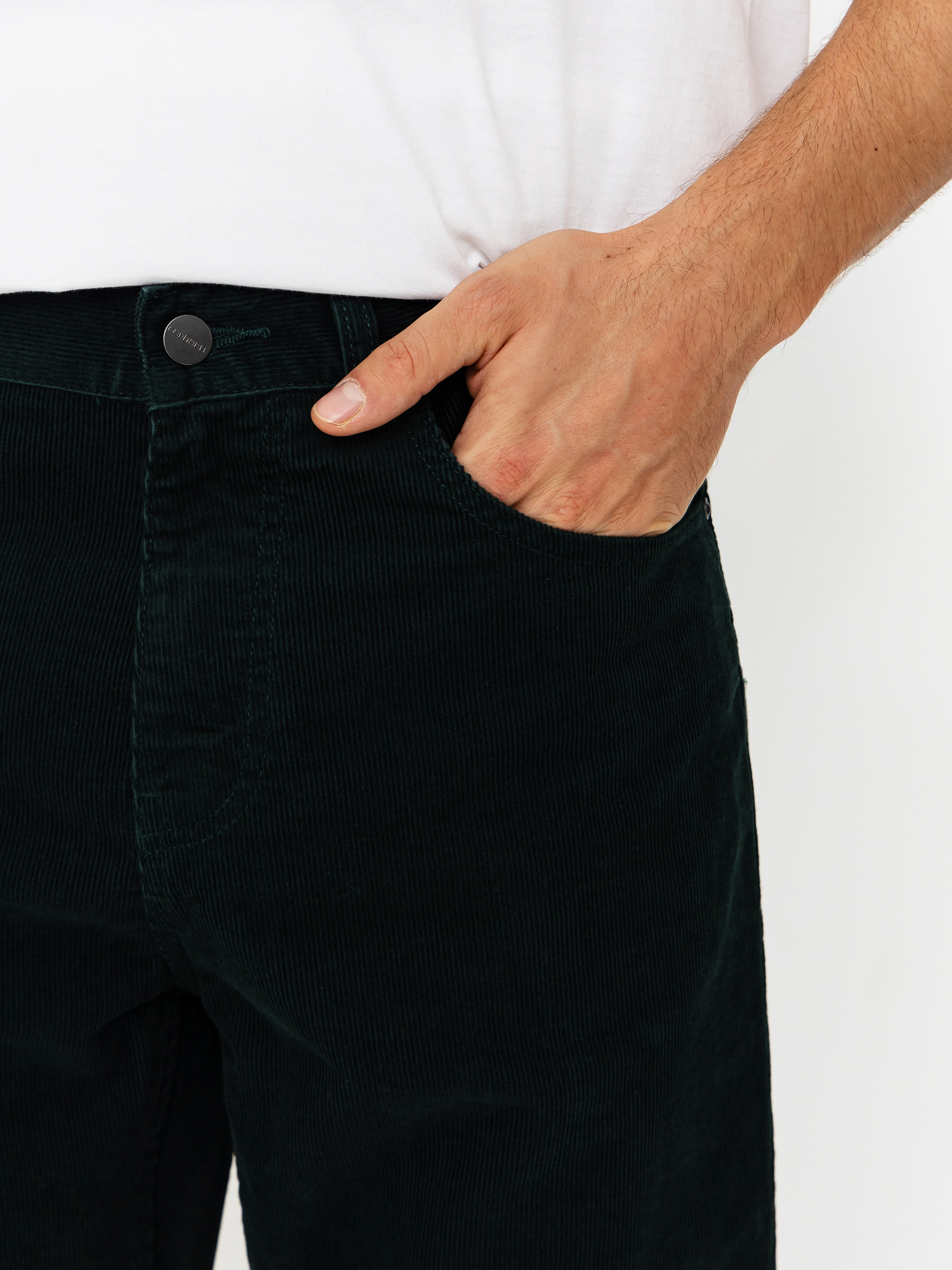 Nohavice Carhartt WIP Newel (kale green)