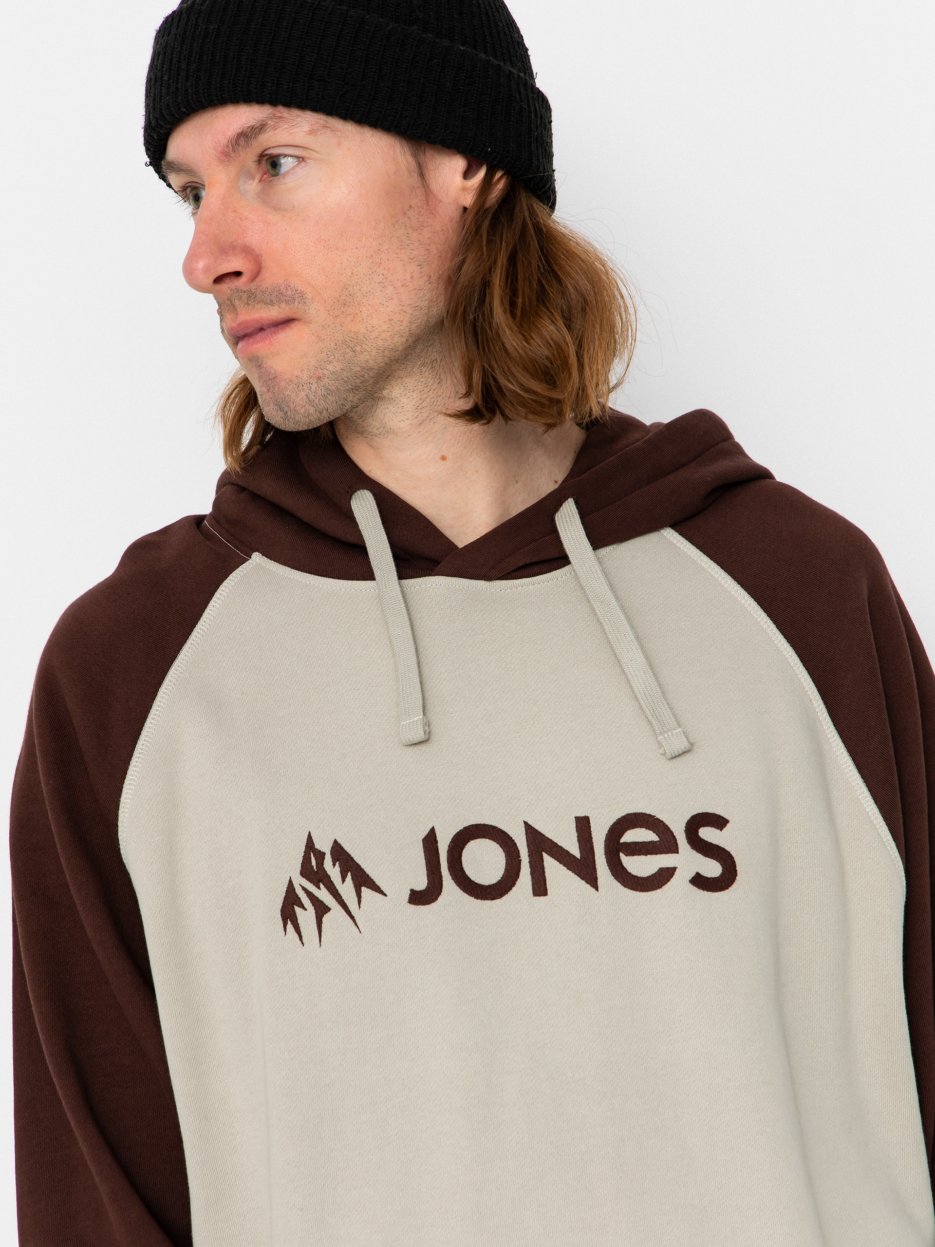 Mikina s kapucňou Jones Snowboards Truckee Org Cot (smoke gray)