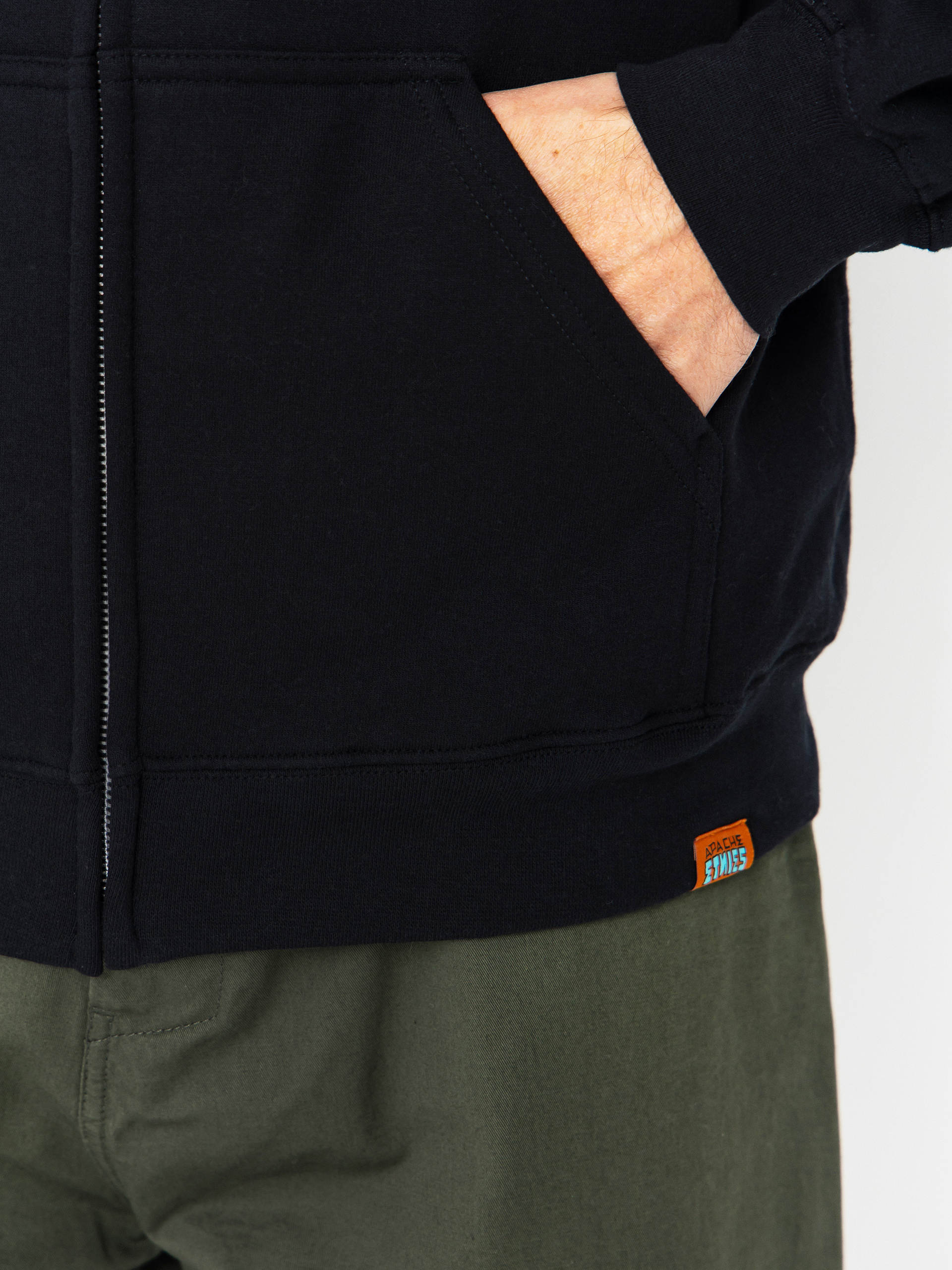 Mikina s kapucňou Etnies Etnies X Apache ZHD (black)