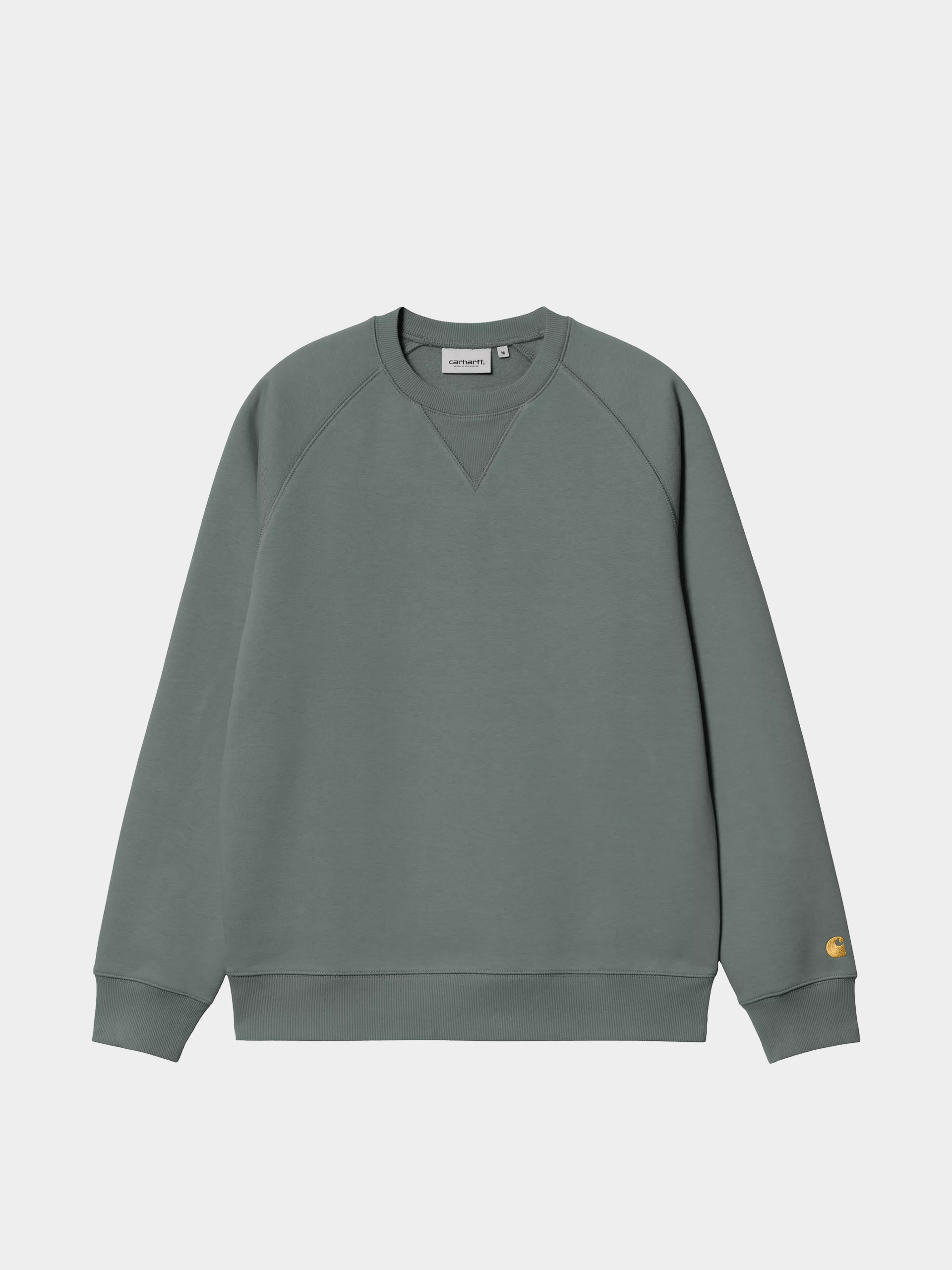 Mikina Carhartt WIP Chase (velvet green/gold)