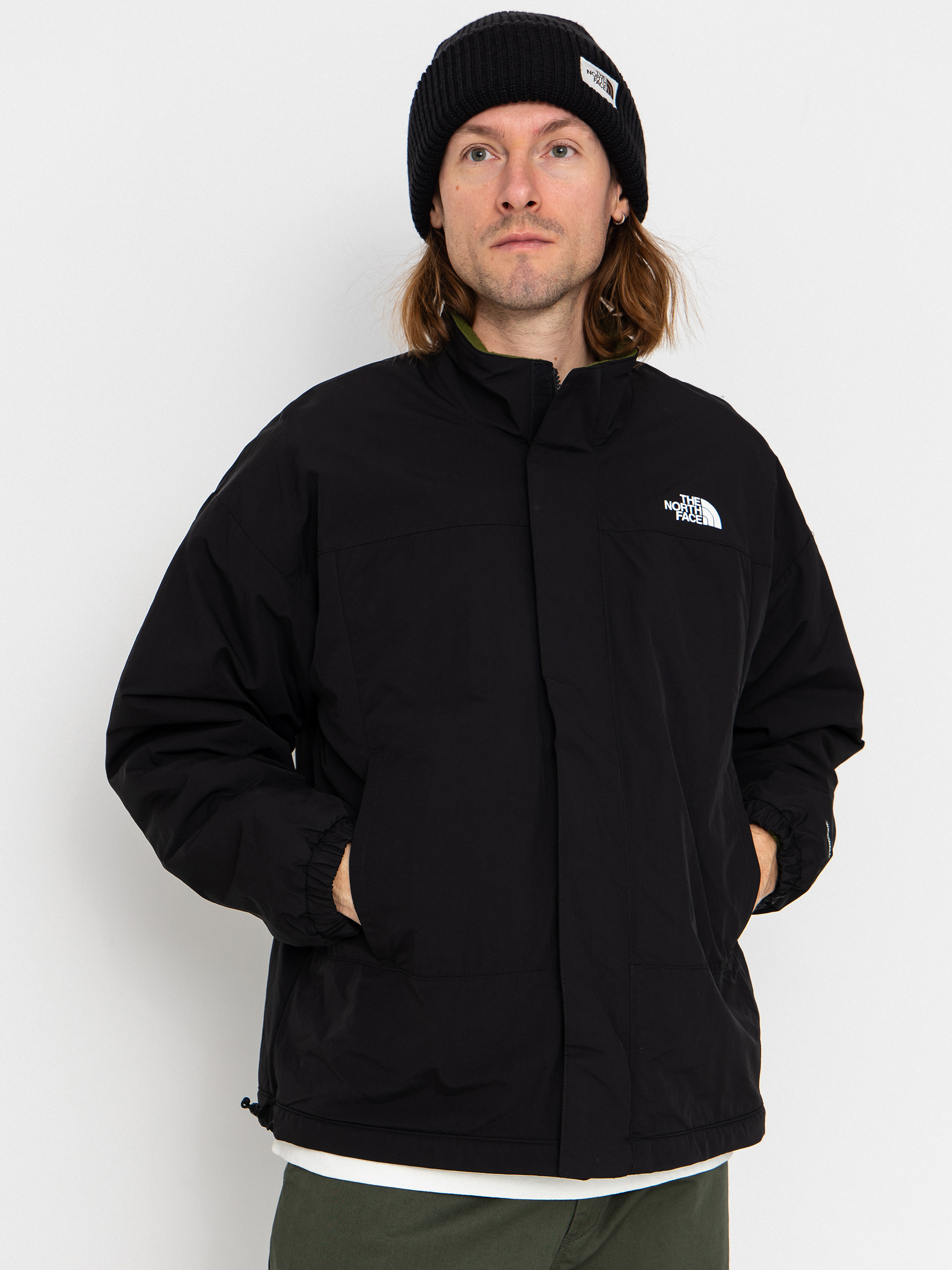 Bunda The North Face Yumiori Reversible (tnf black/woodland gree)