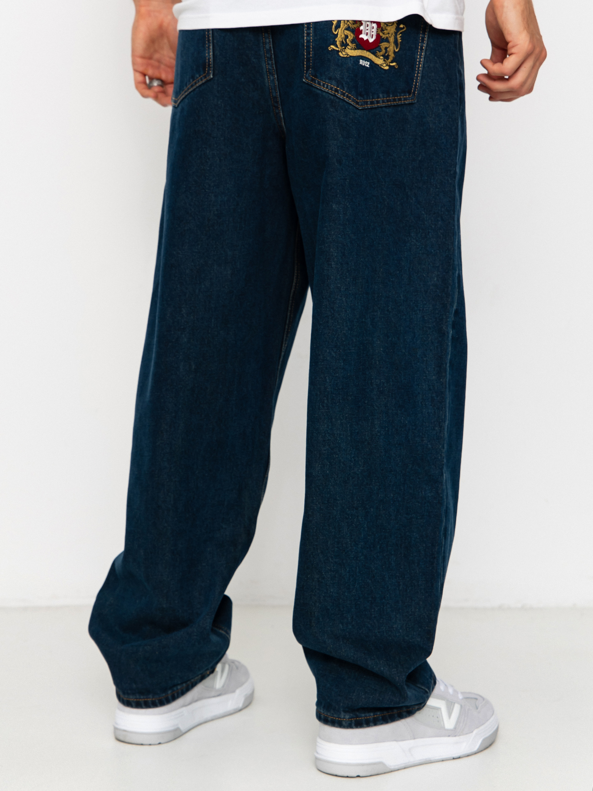 Nohavice Wasted Paris Crest Casper (raw blue)