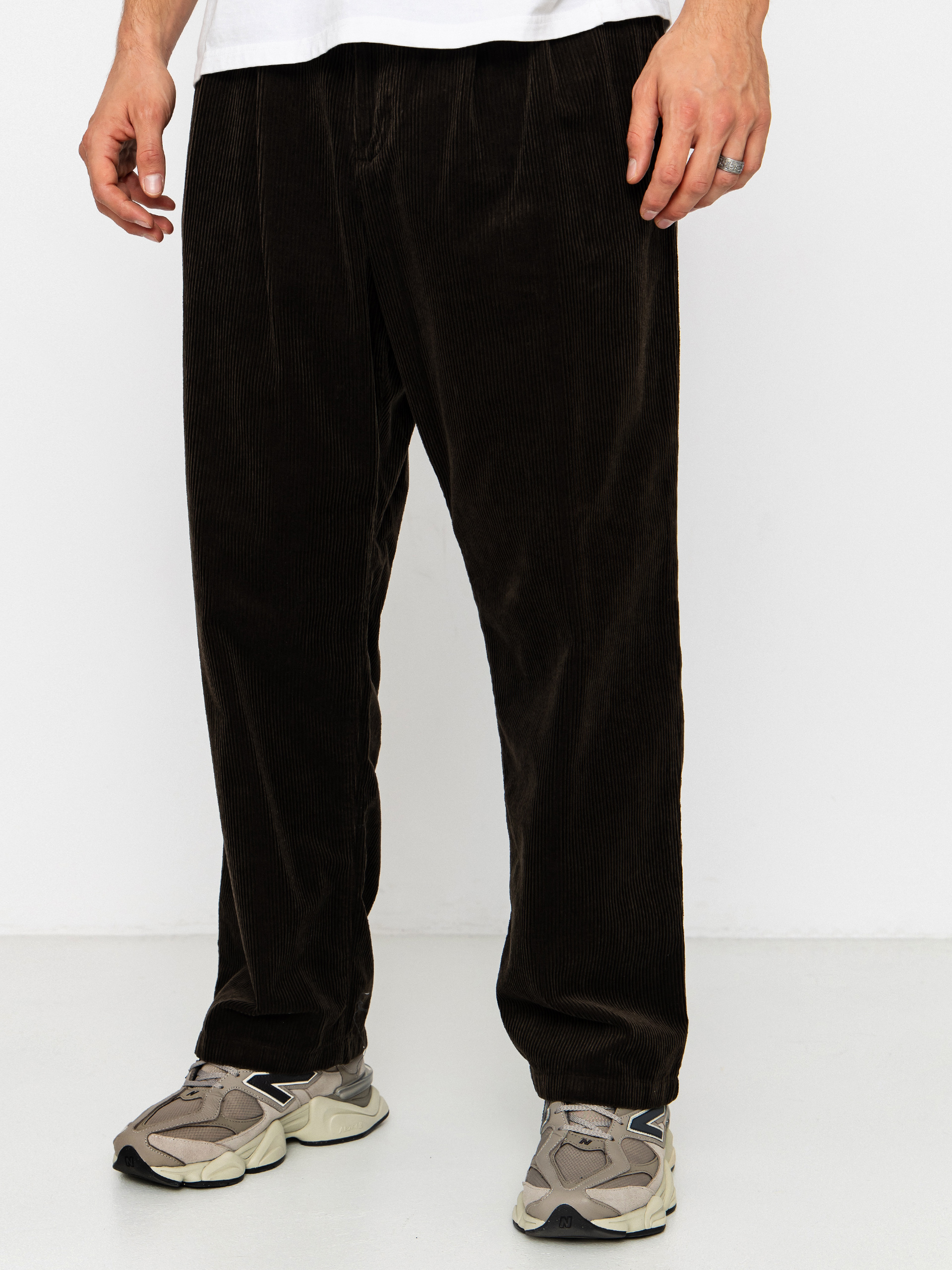 Nohavice Carhartt WIP Evan (tobacco/rinsed)