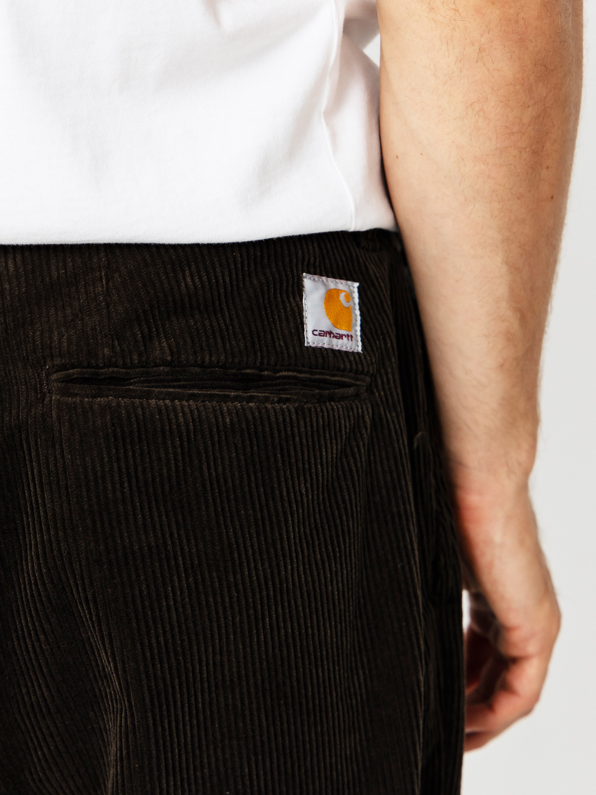 Nohavice Carhartt WIP Evan (tobacco/rinsed)