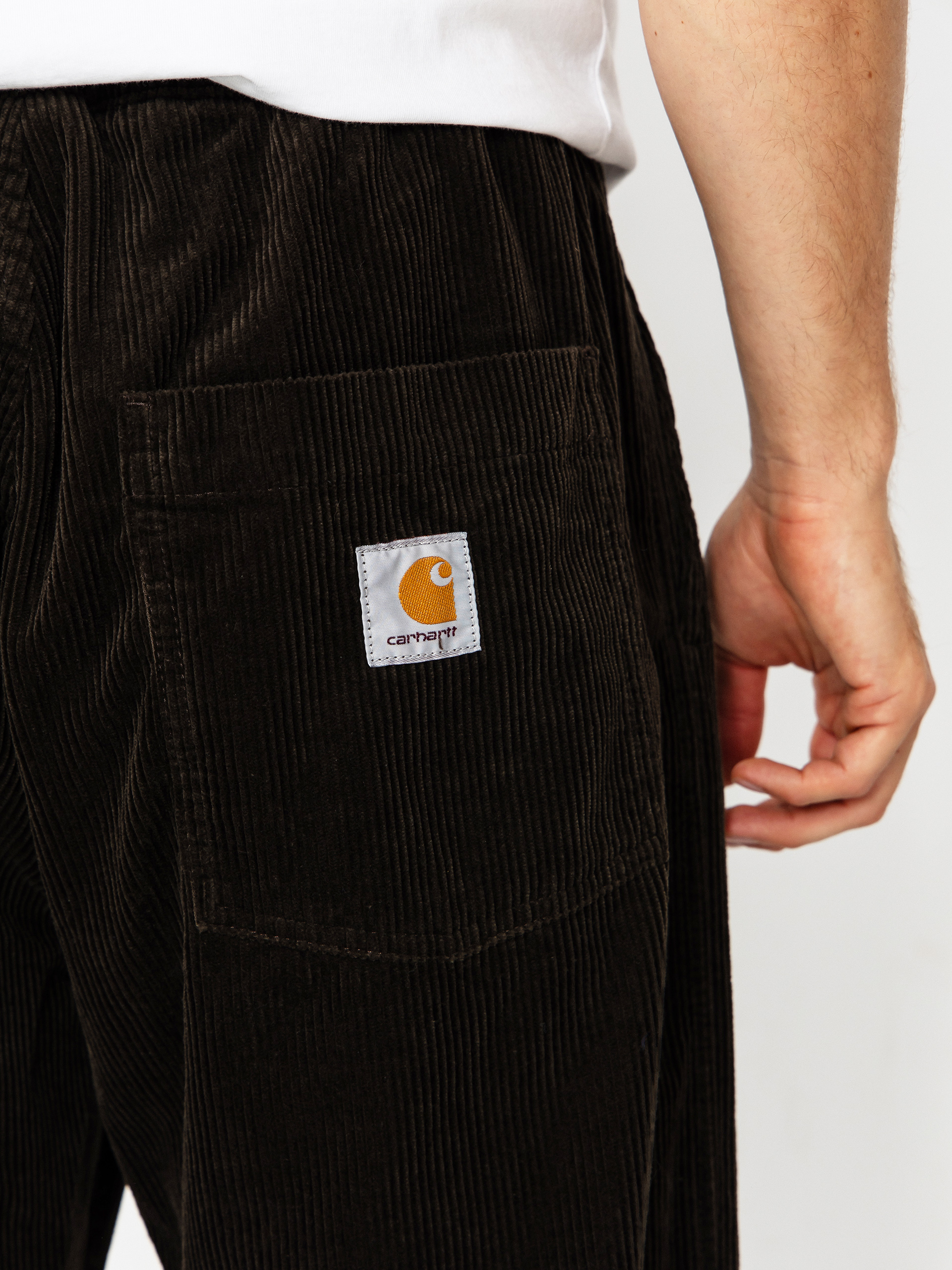 Nohavice Carhartt WIP Floyde (tobacco/rinsed)