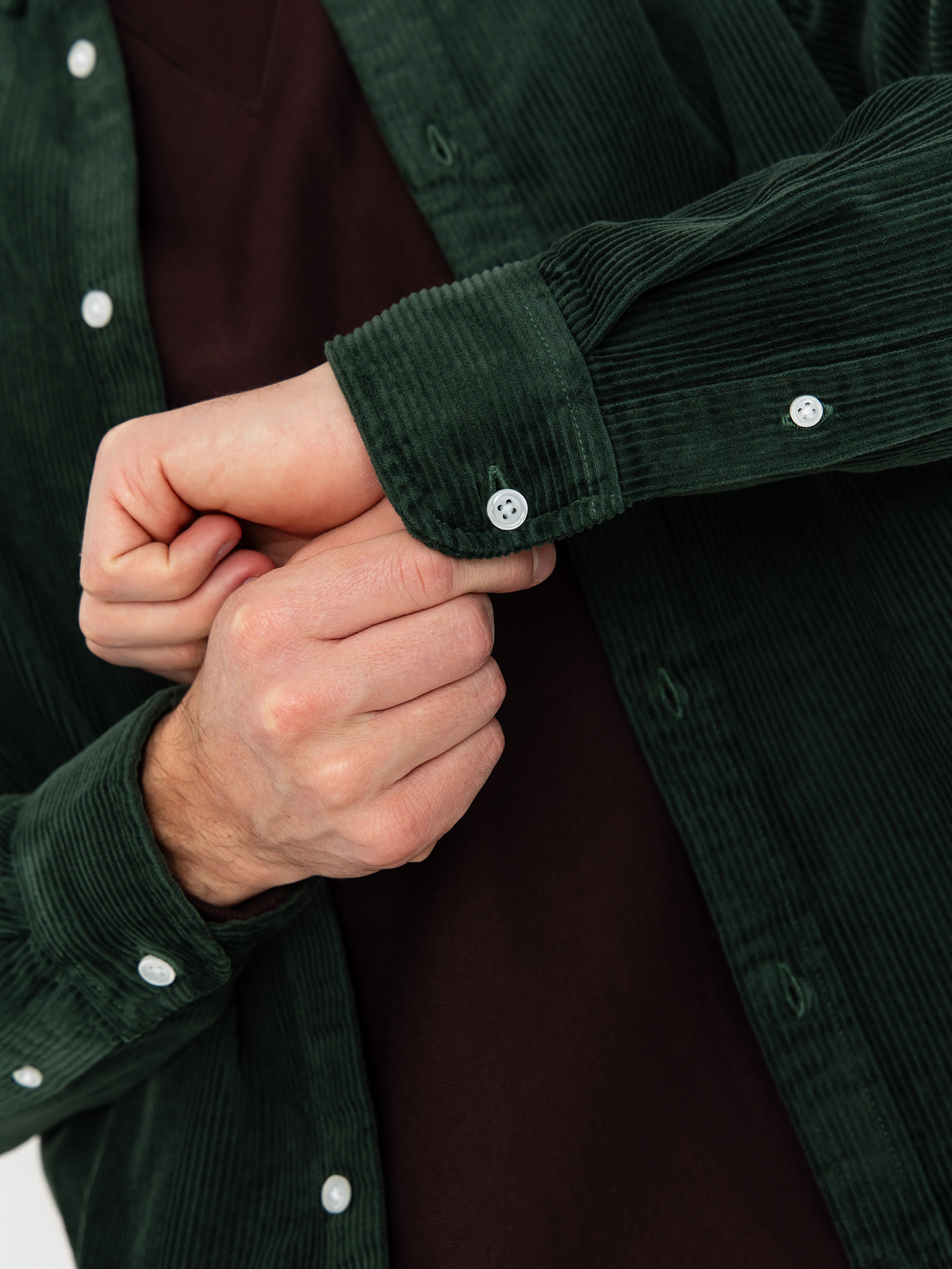 Košeľa Carhartt WIP Madison Cord (sycamore tree/sycamore tree)