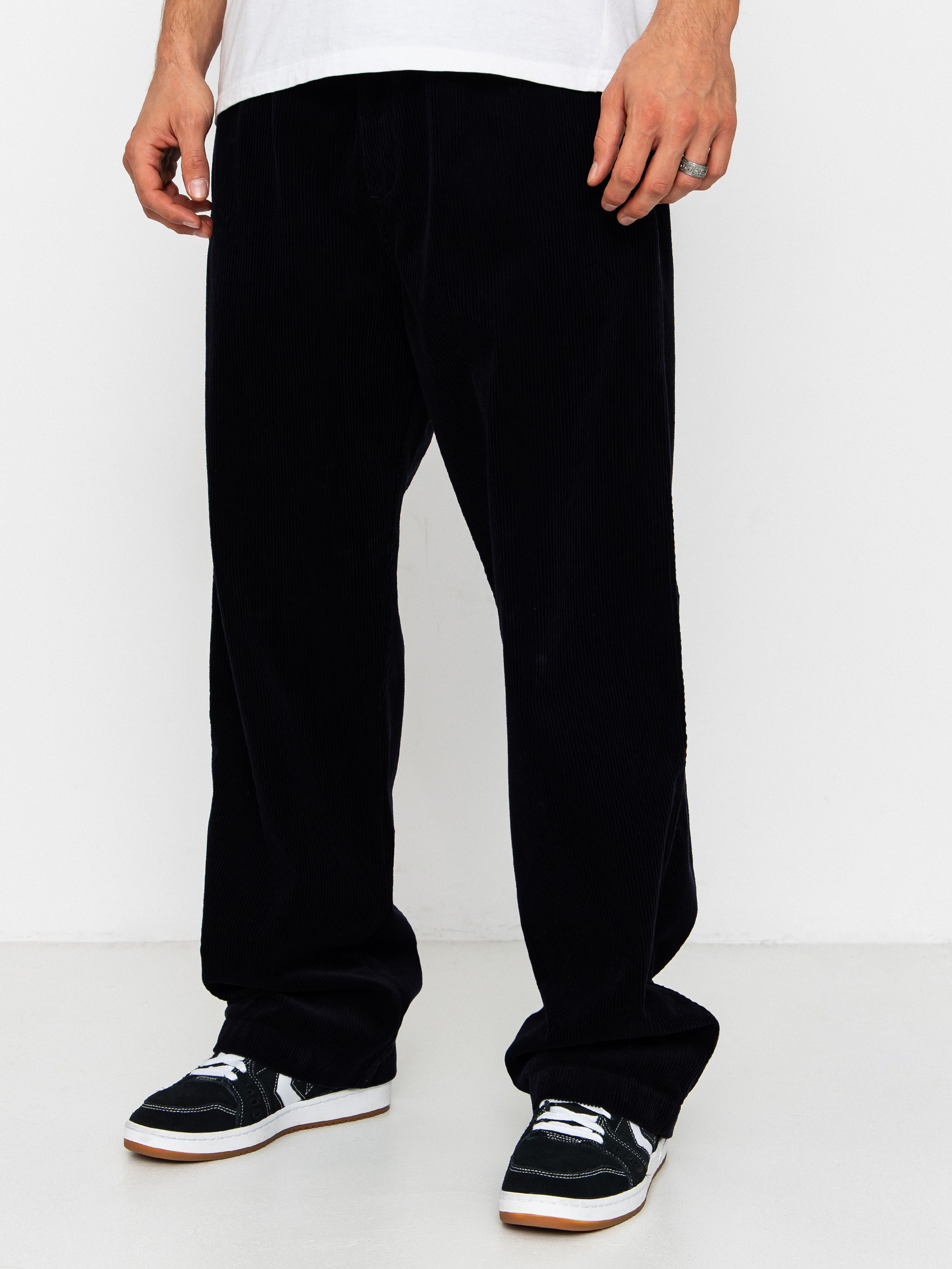 Nohavice Carhartt WIP Floyde (dark navy/rinsed)