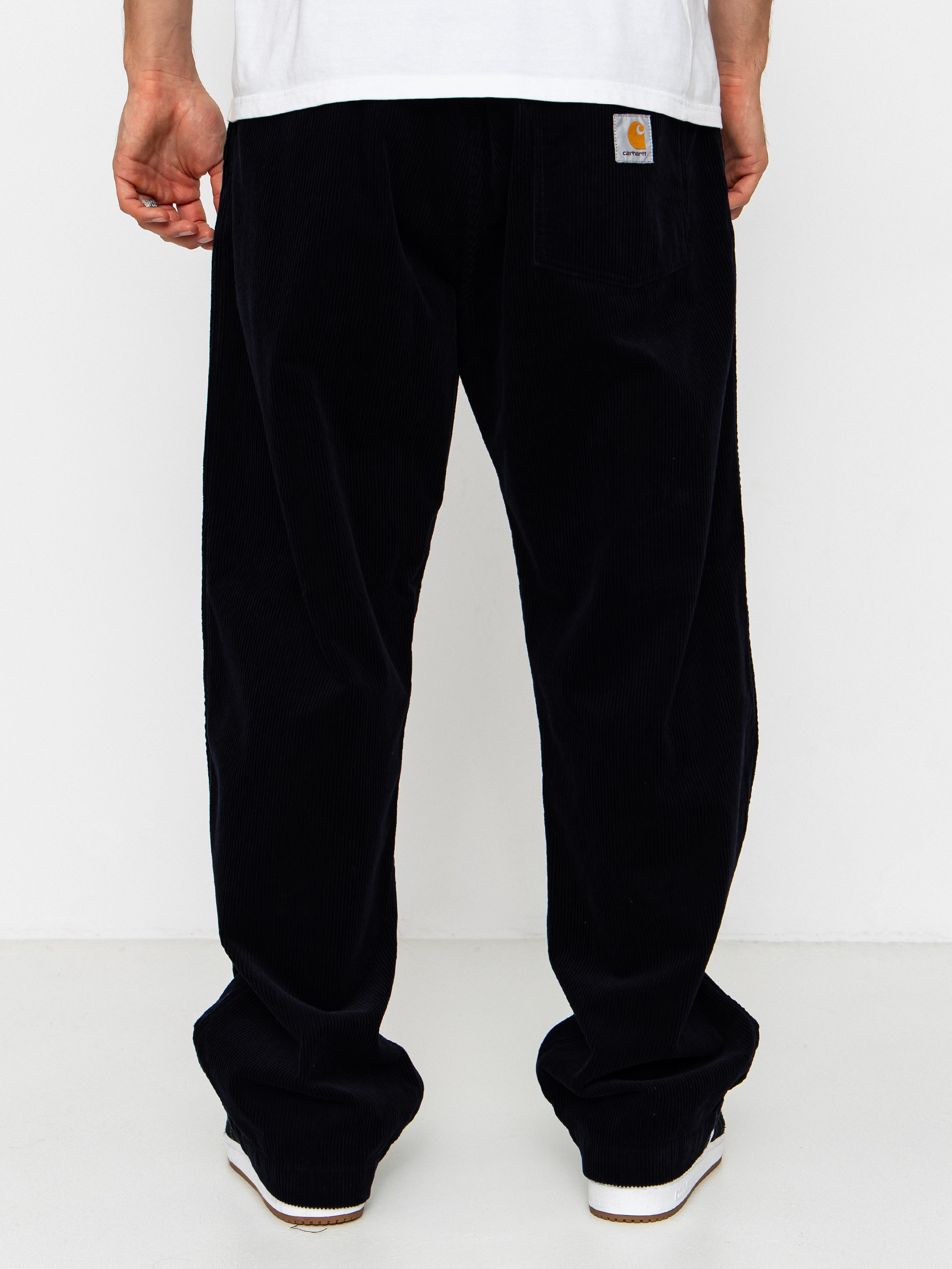 Nohavice Carhartt WIP Floyde (dark navy/rinsed)