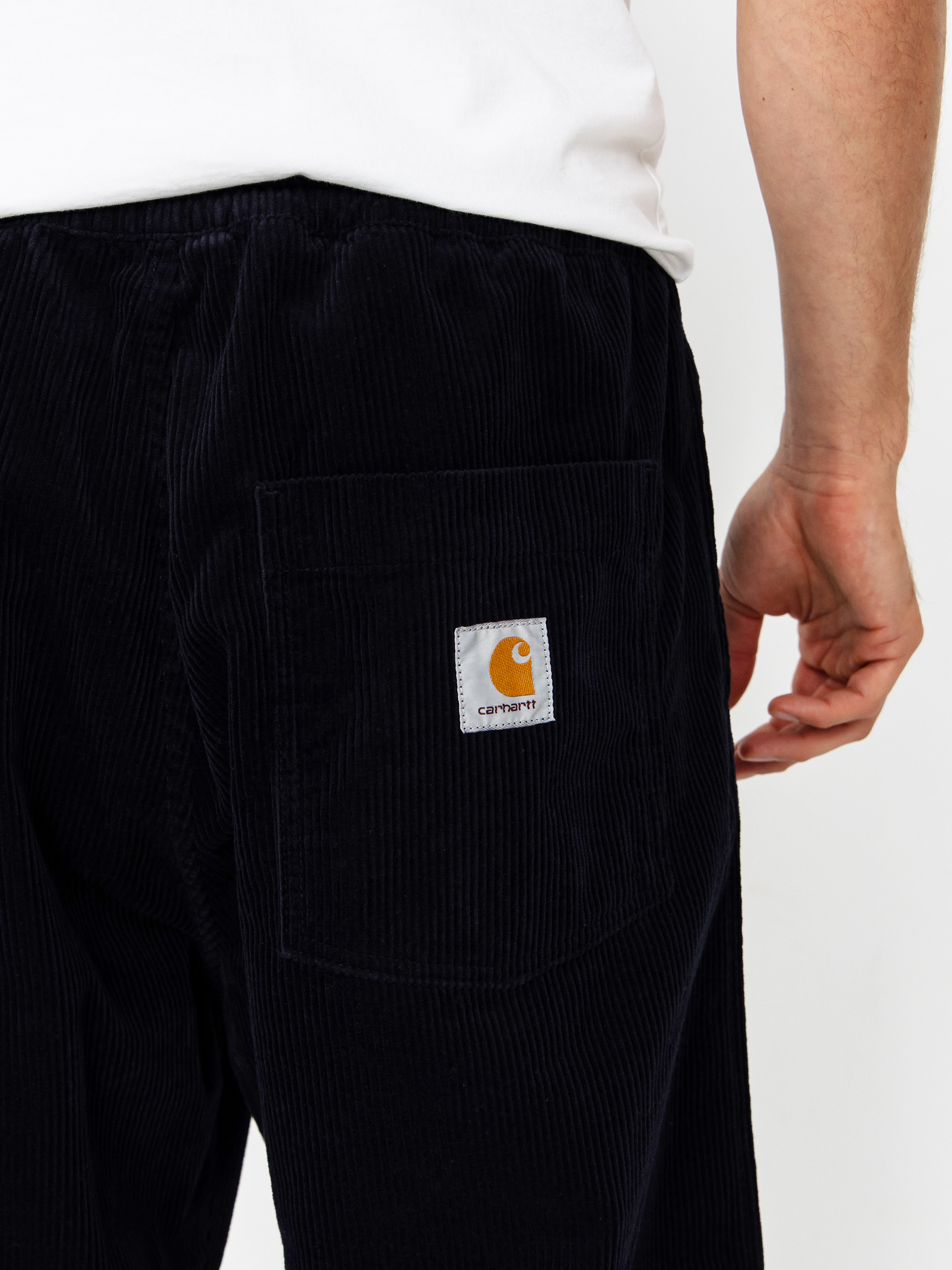 Nohavice Carhartt WIP Floyde (dark navy/rinsed)