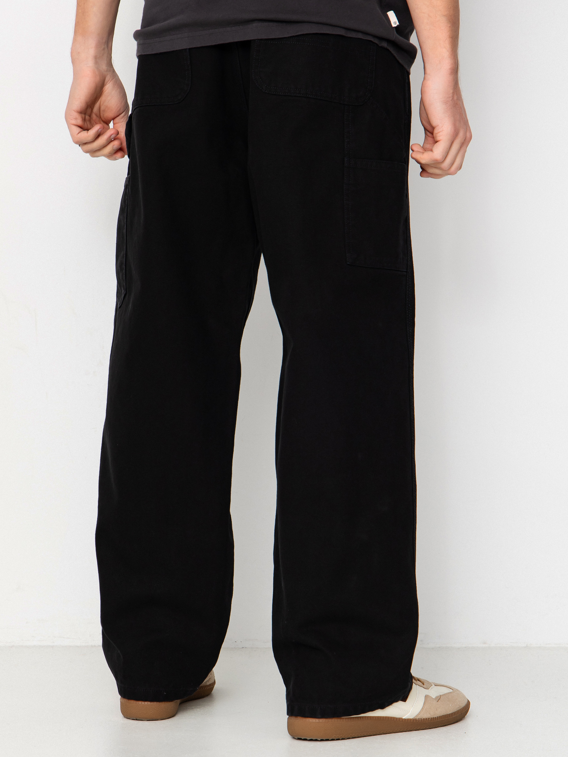 Nohavice Carhartt WIP OG Single Knee (black/stone washed)