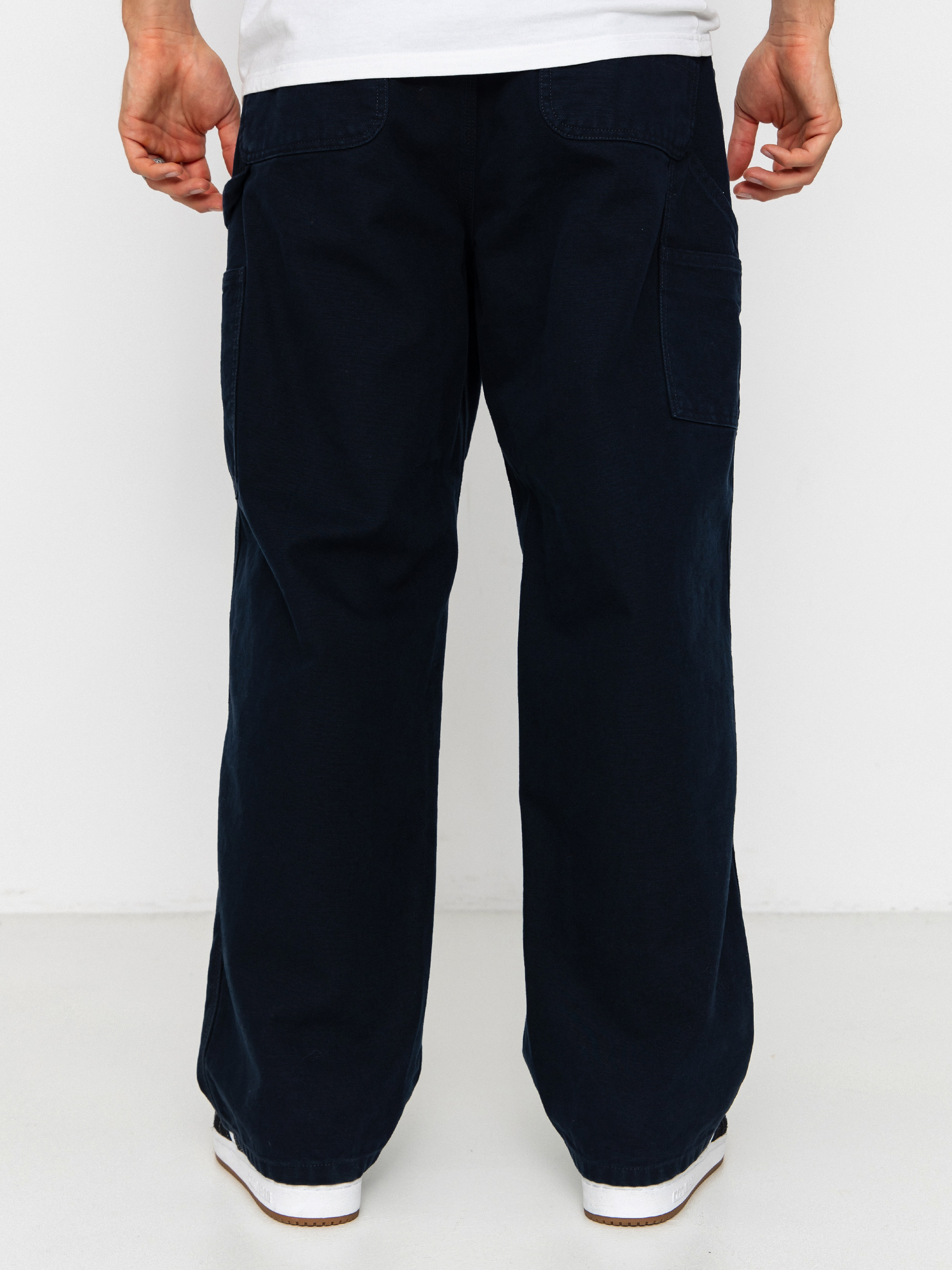 Nohavice Carhartt WIP OG Single Knee (deep night/stone washed)