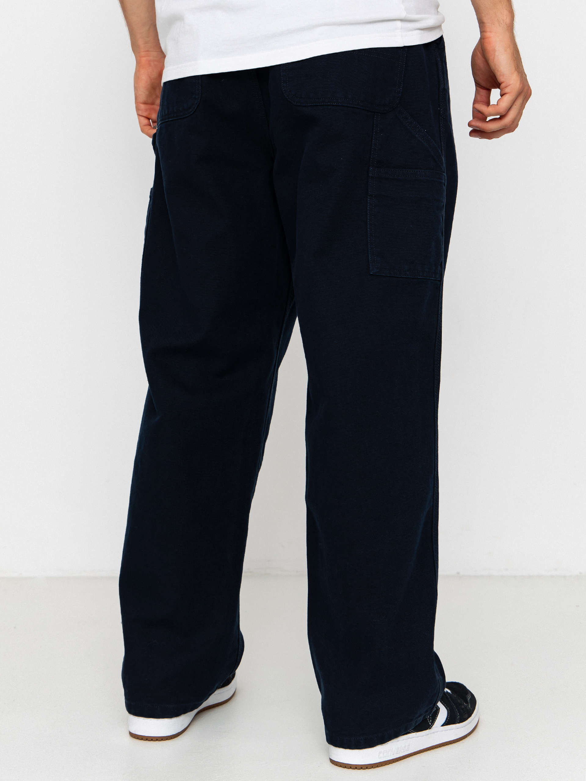 Nohavice Carhartt WIP OG Single Knee (deep night/stone washed)