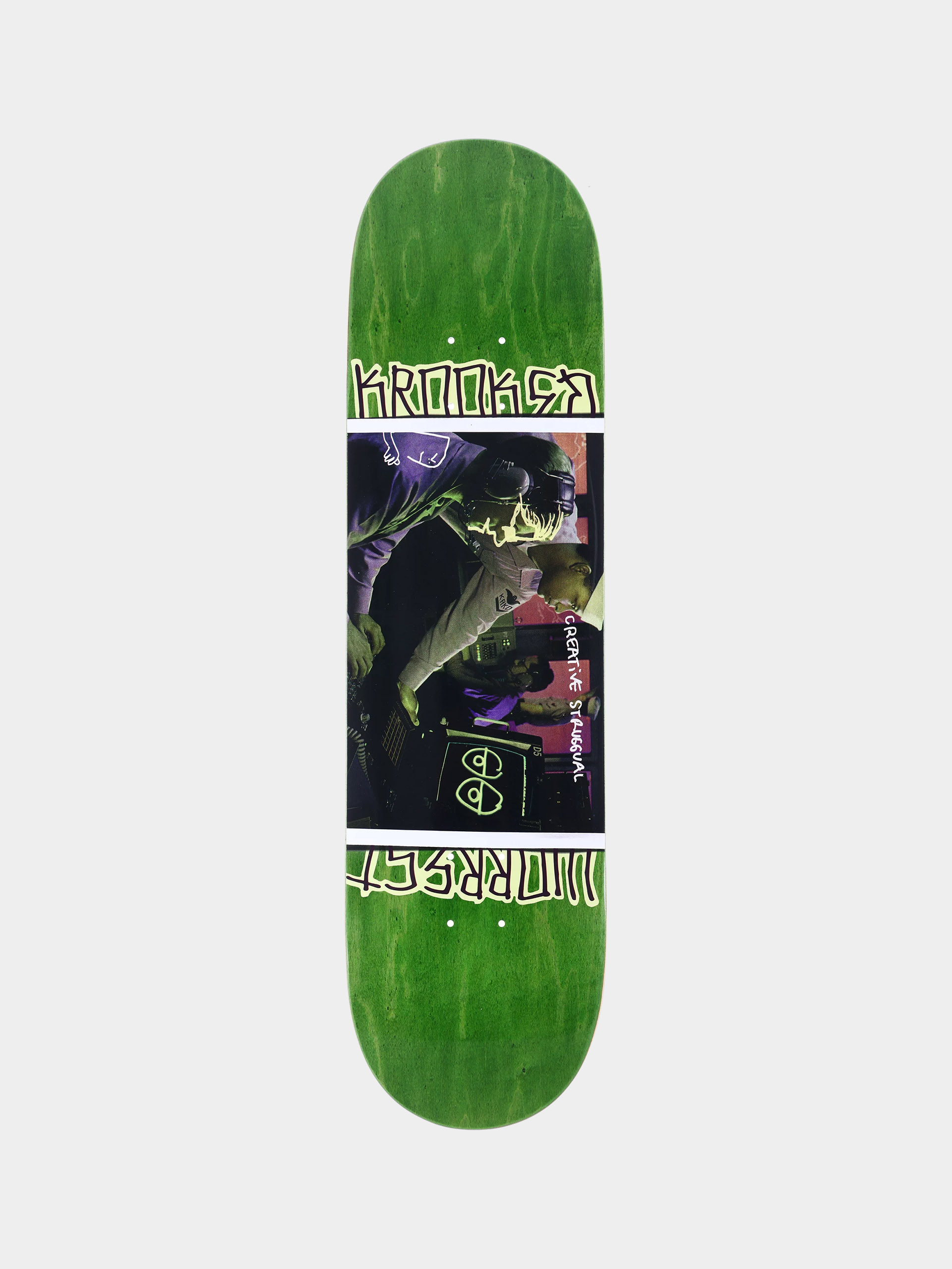 Doska Krooked Worrest Struggual Dbx (green purple)