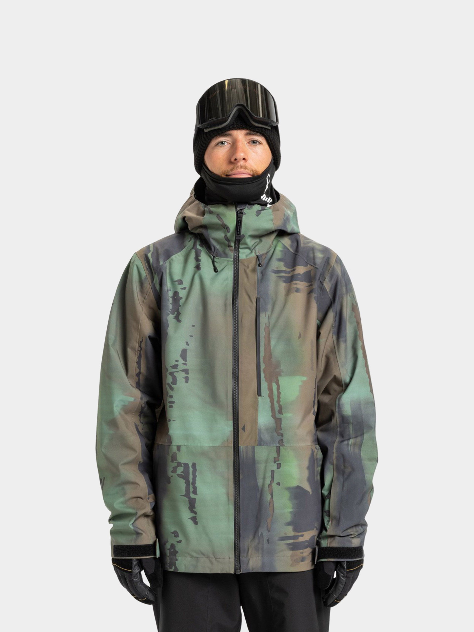 Pánska Snowboardová bunda Quiksilver Muldrow 20K (bloomfade dark ivy)