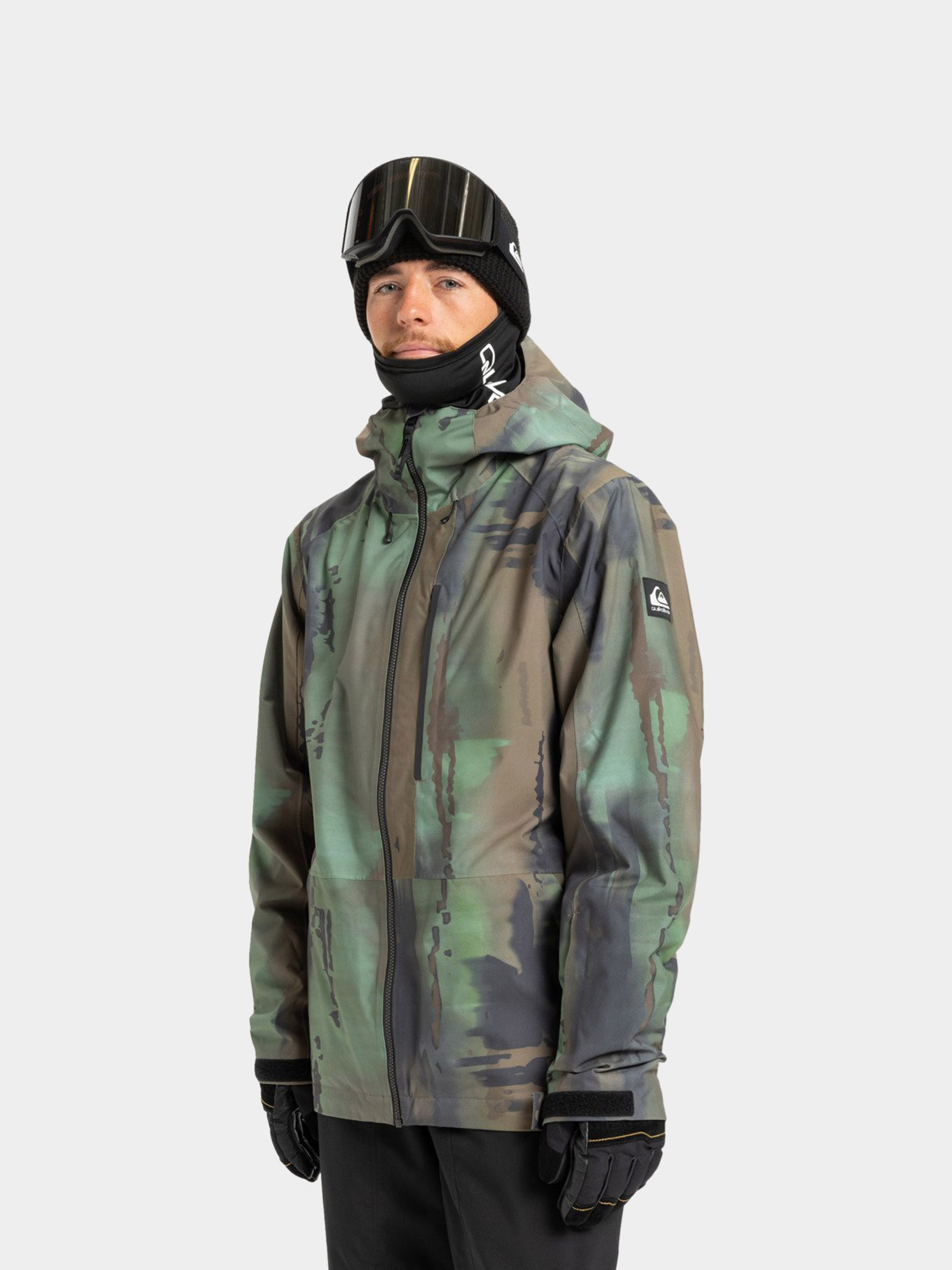 Pánska Snowboardová bunda Quiksilver Muldrow 20K (bloomfade dark ivy)