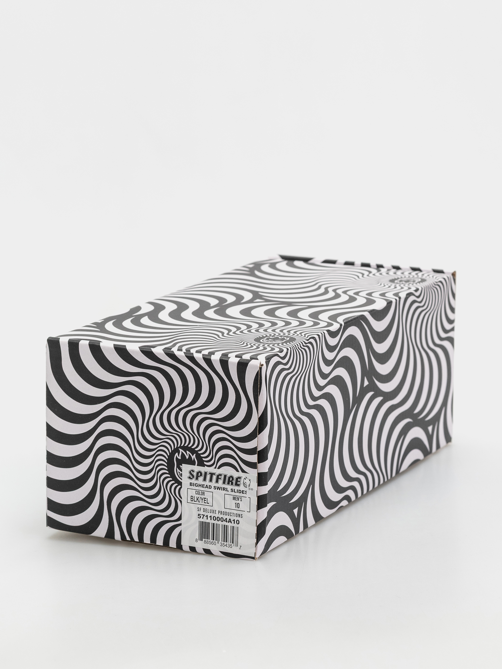 Šľapky Spitfire Bighead Swirl (black/yellow)