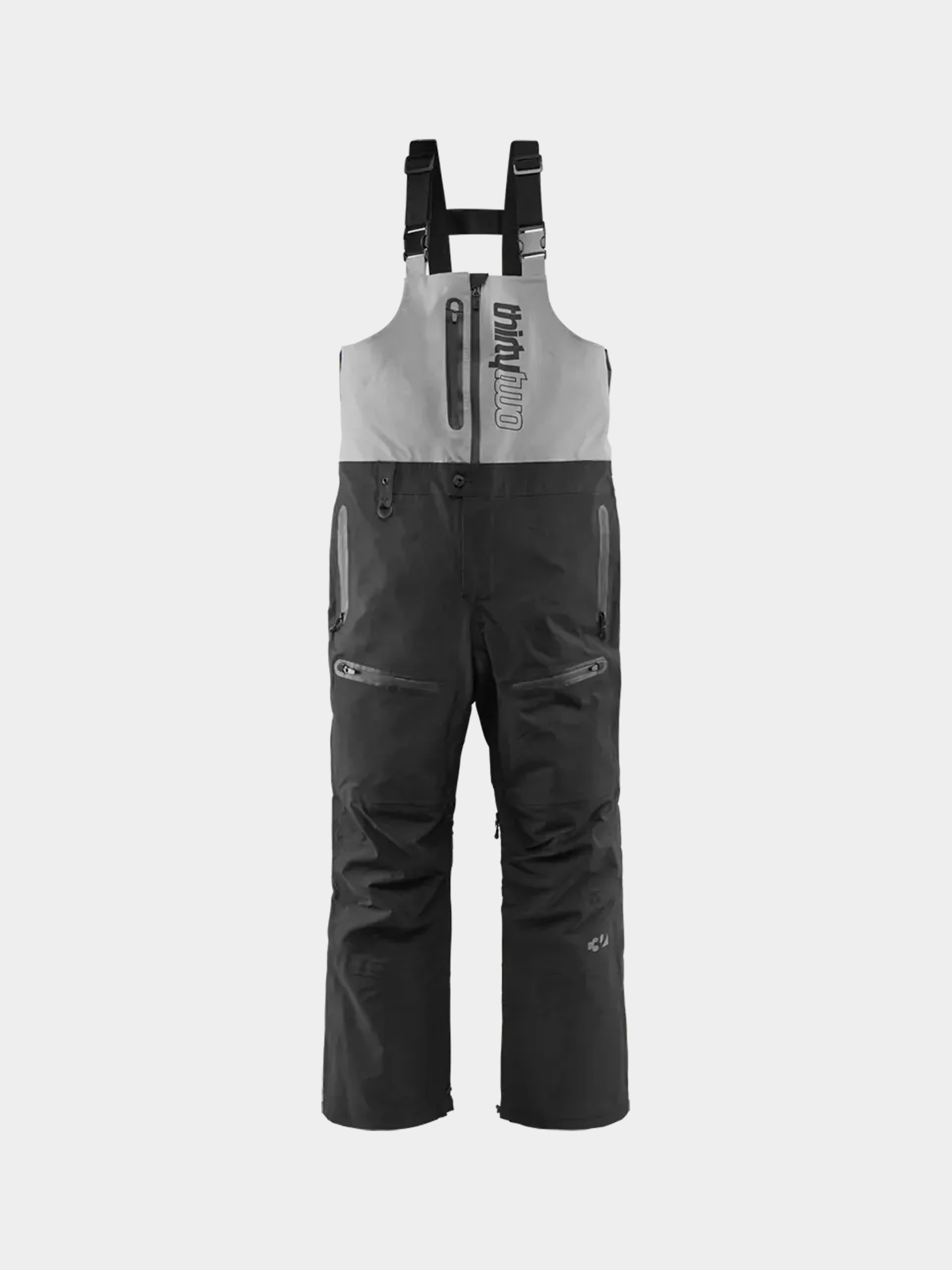 Pánske Snowboardové nohavice ThirtyTwo Tm 3 Recycled Bib (black/grey)