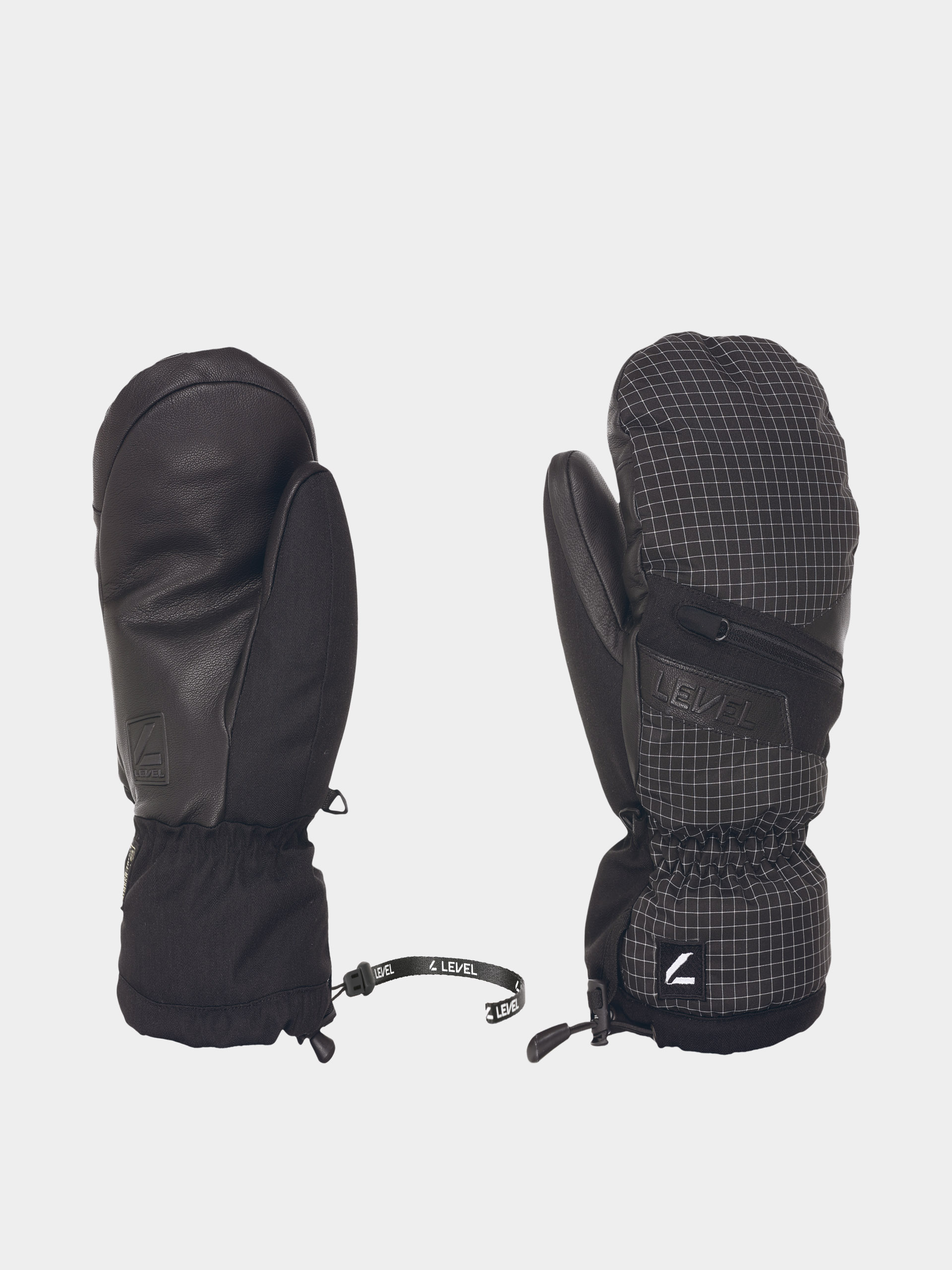 Rukavice Level Switchback Mitt (black white)
