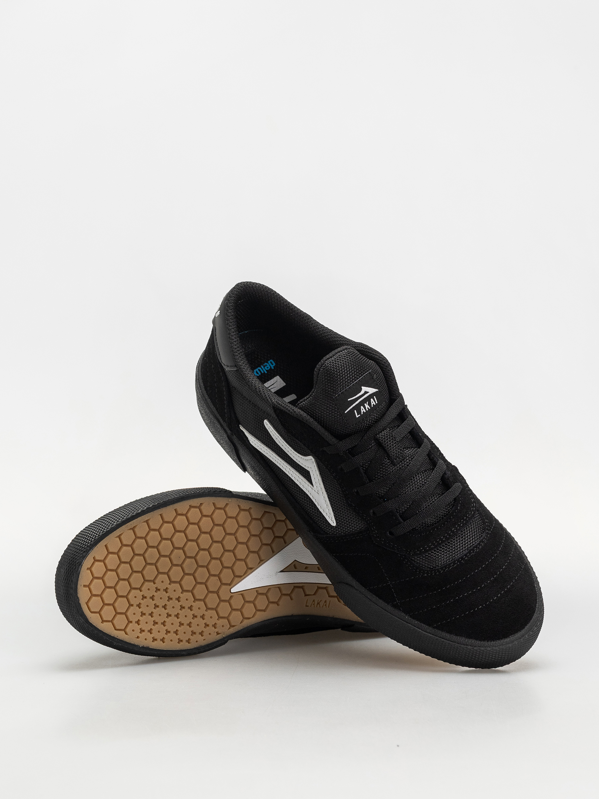 Top&aacute;nky Lakai Cambridge (black/black white suede)