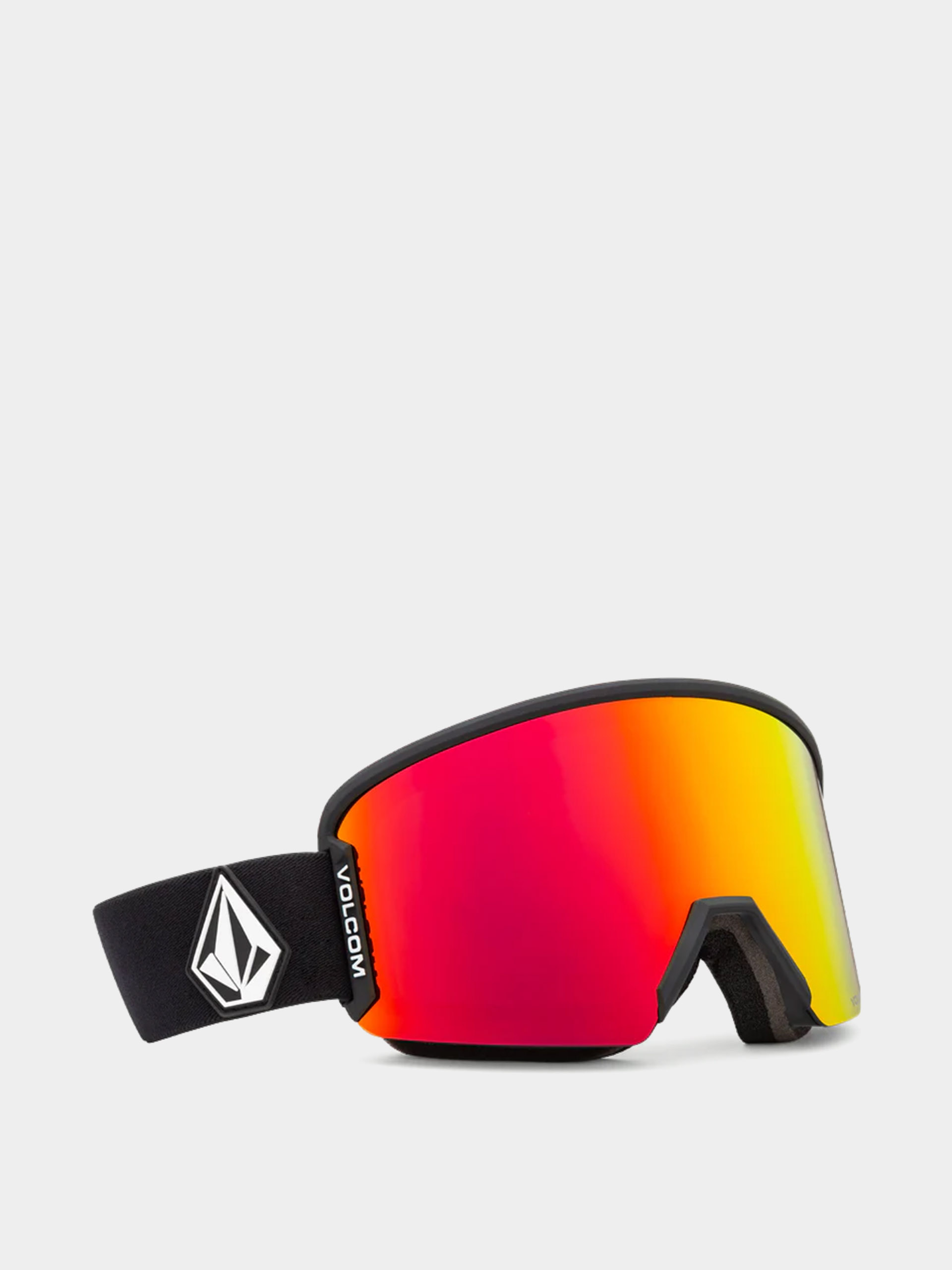 Snowboardovu00e9 okuliare Volcom Garden 2 (matte black/red chrome+bl yellow)