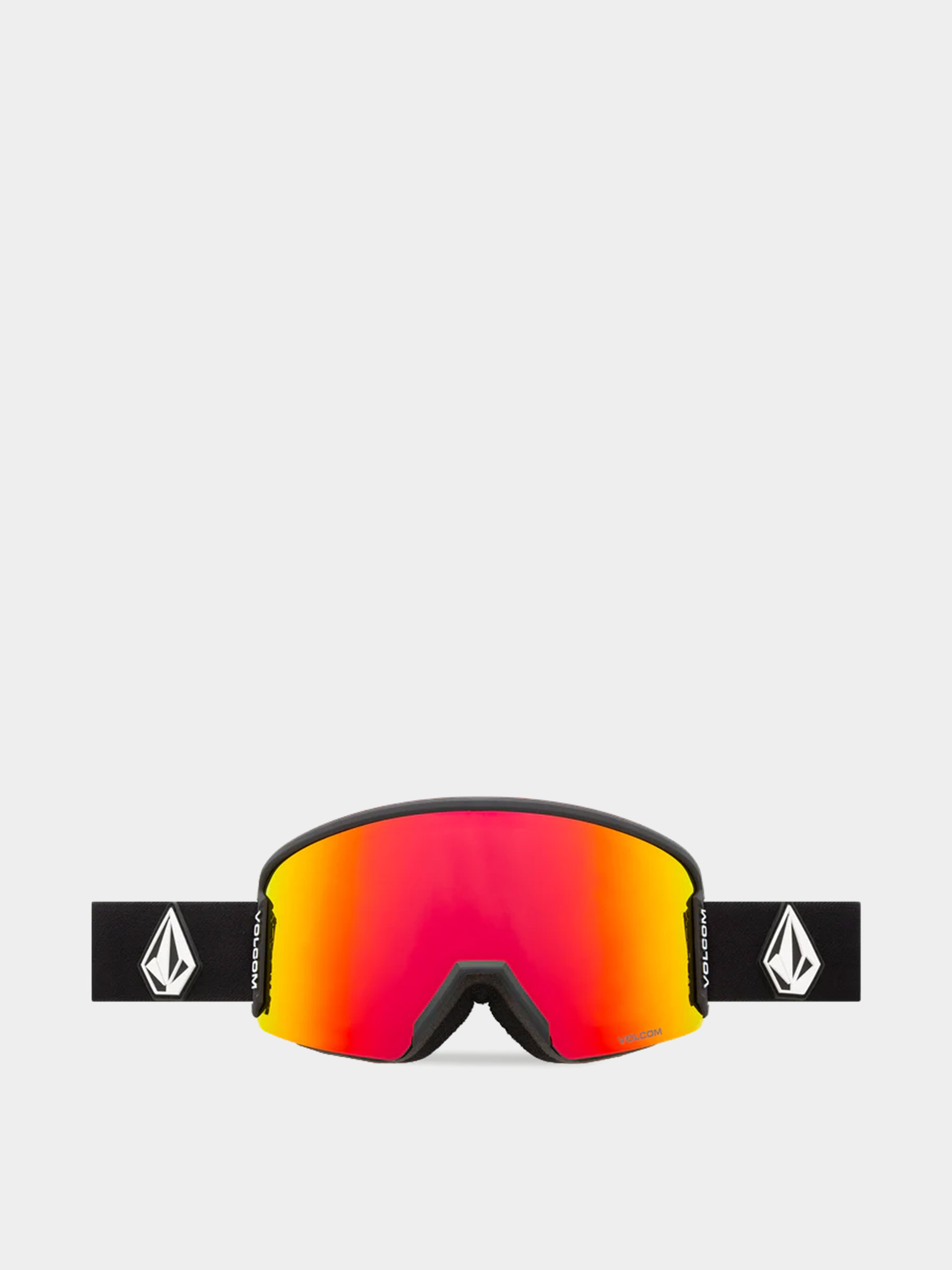 Snowboardové okuliare Volcom Garden 2 (matte black/red chrome+bl yellow)