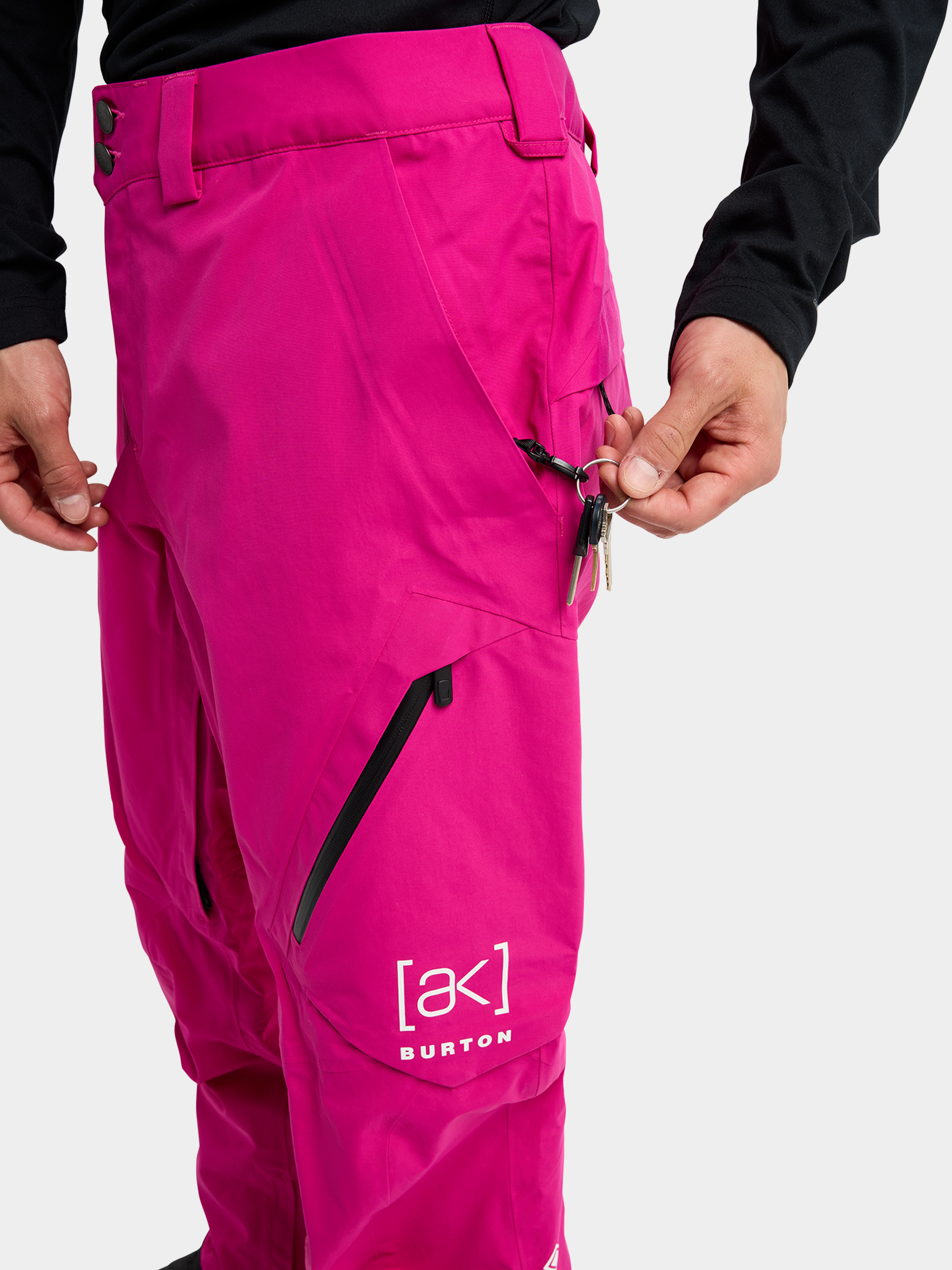 Pánske Snowboardové nohavice Burton Ak Gore Tex Cyclic 2L (very berry)