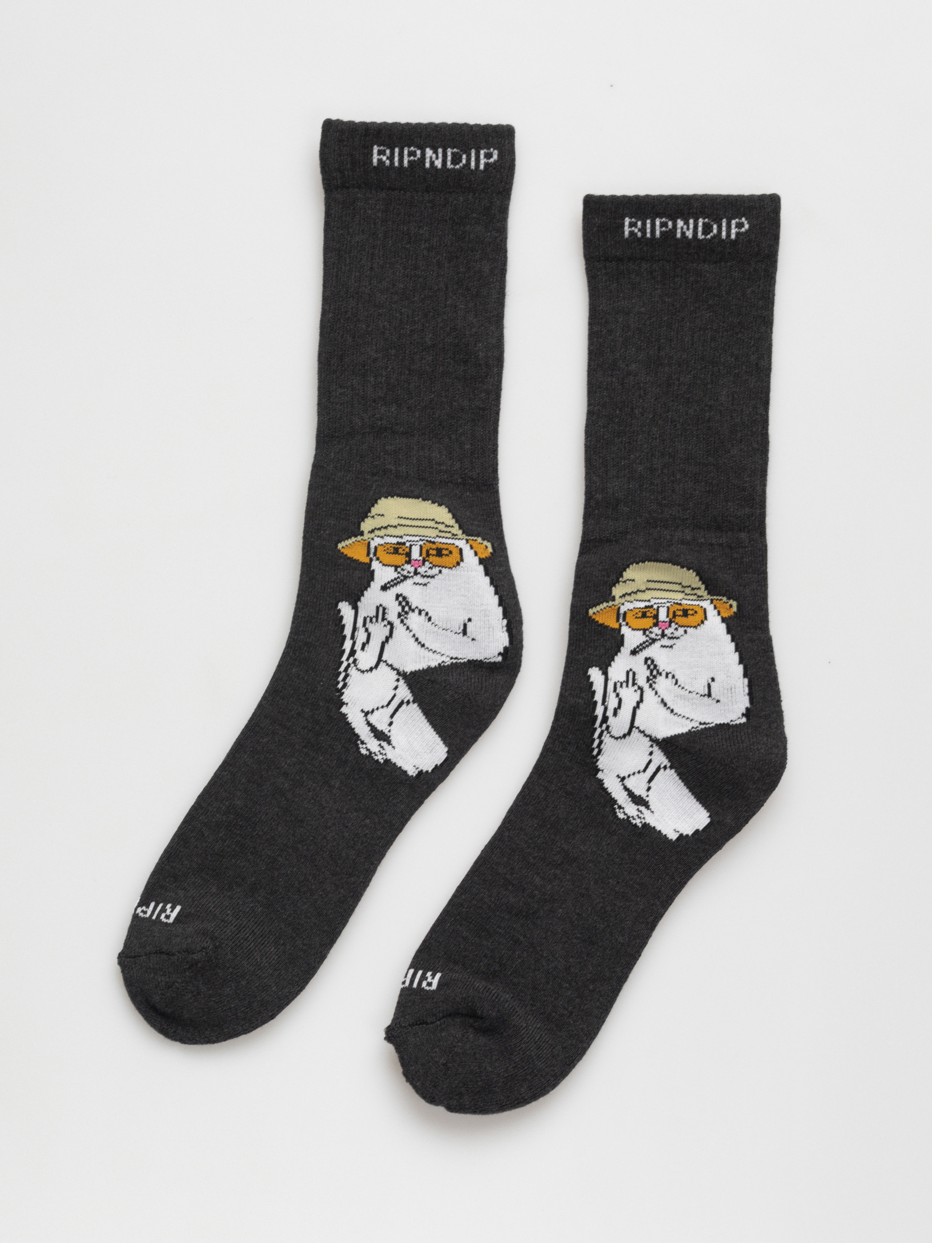 Ponožky RipNDip Nermal S Thompson (black heather)