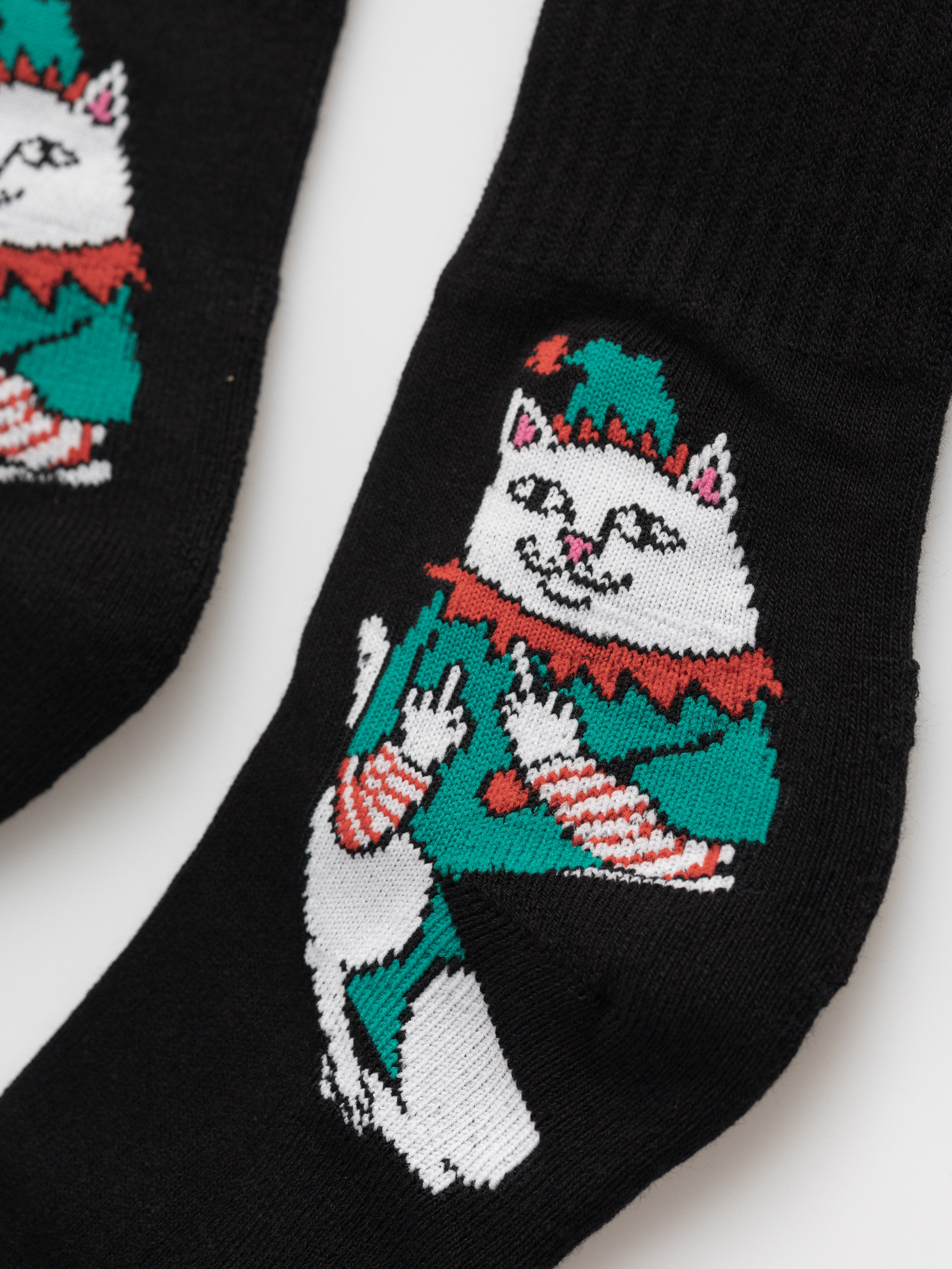 Ponožky RipNDip Nermal Elf (black)