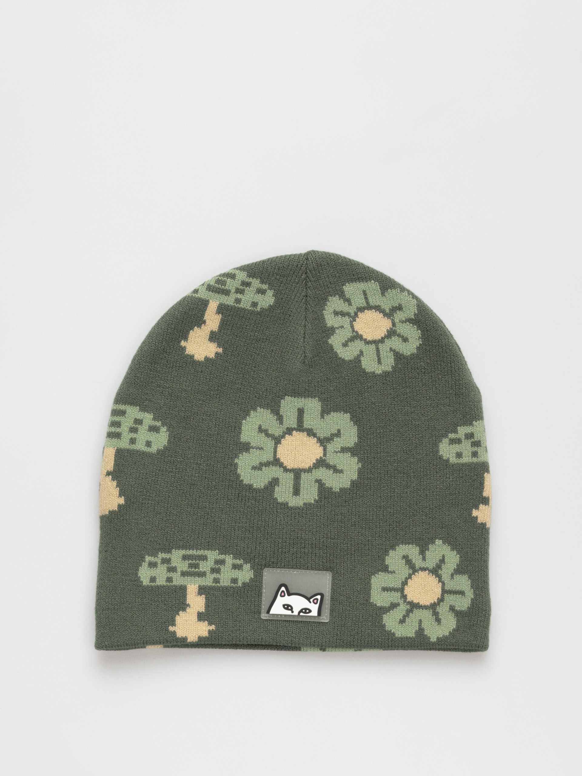 Čiapka RipNDip Out Of This World Skull (sage green)