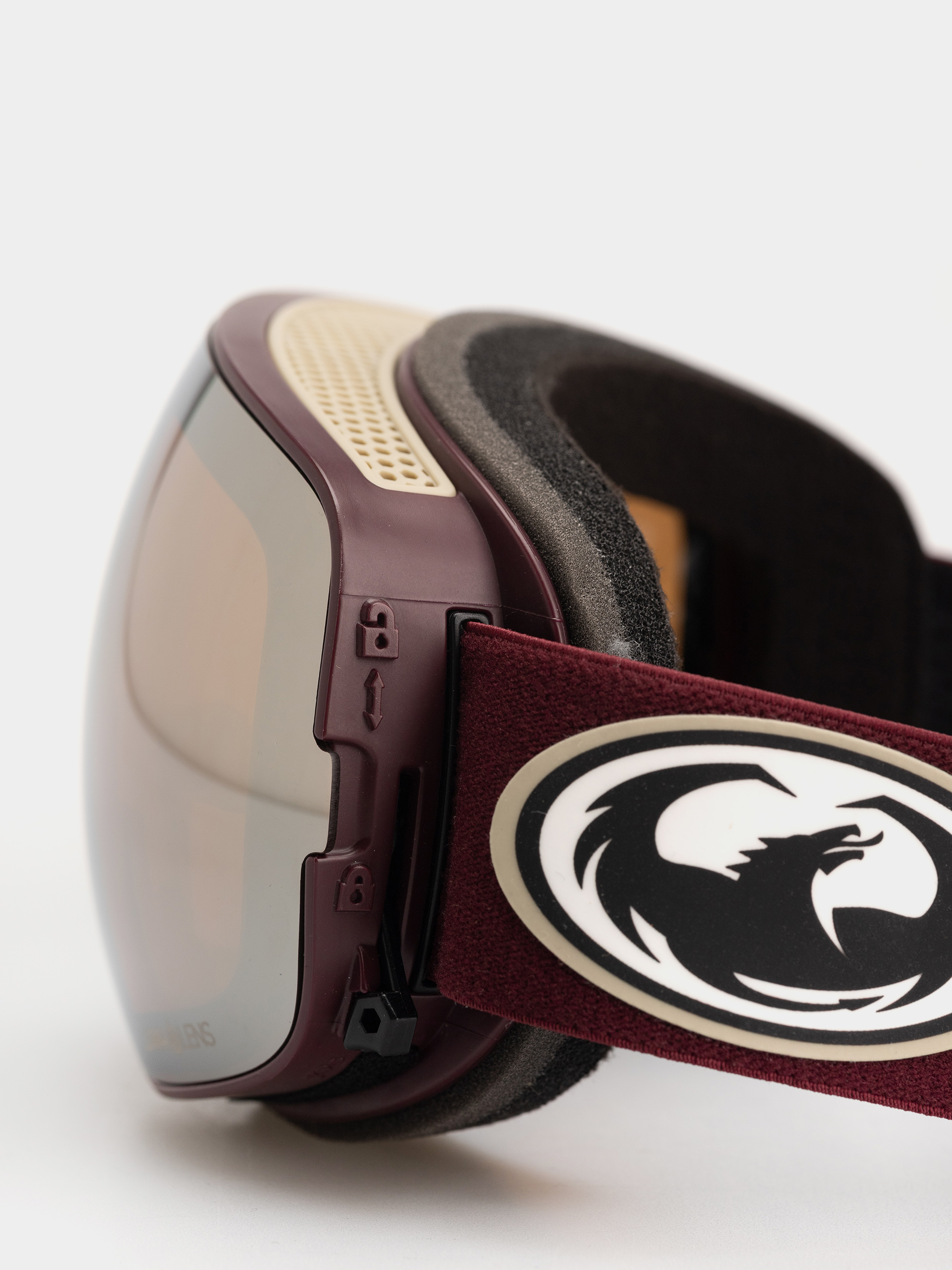 Snowboardové okuliare Dragon X2S (oldskool/lumalens silver ion+lumalens amber)