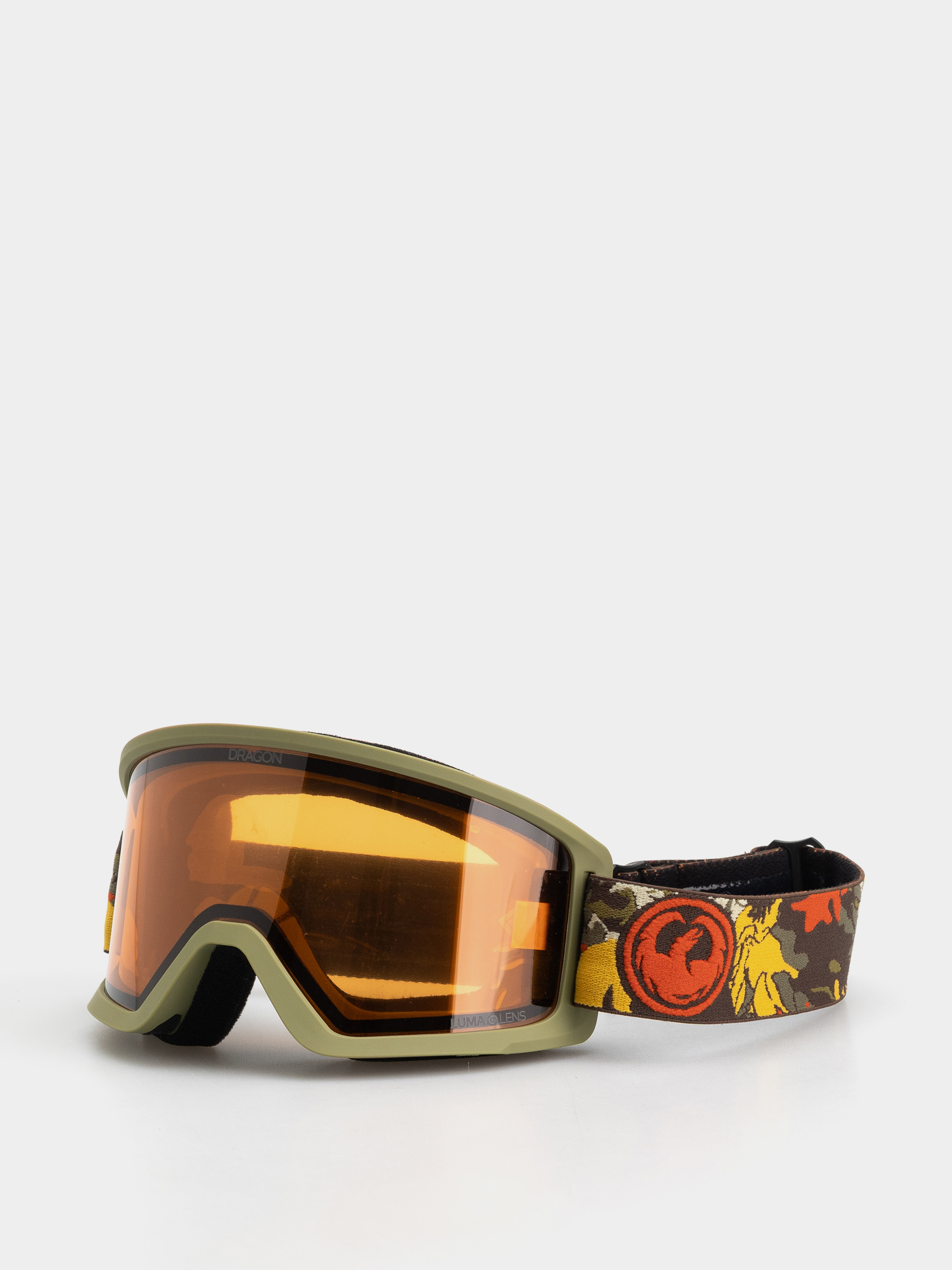 Snowboardové okuliare Dragon DX3 OTG (leafycamo/lumalens amber)