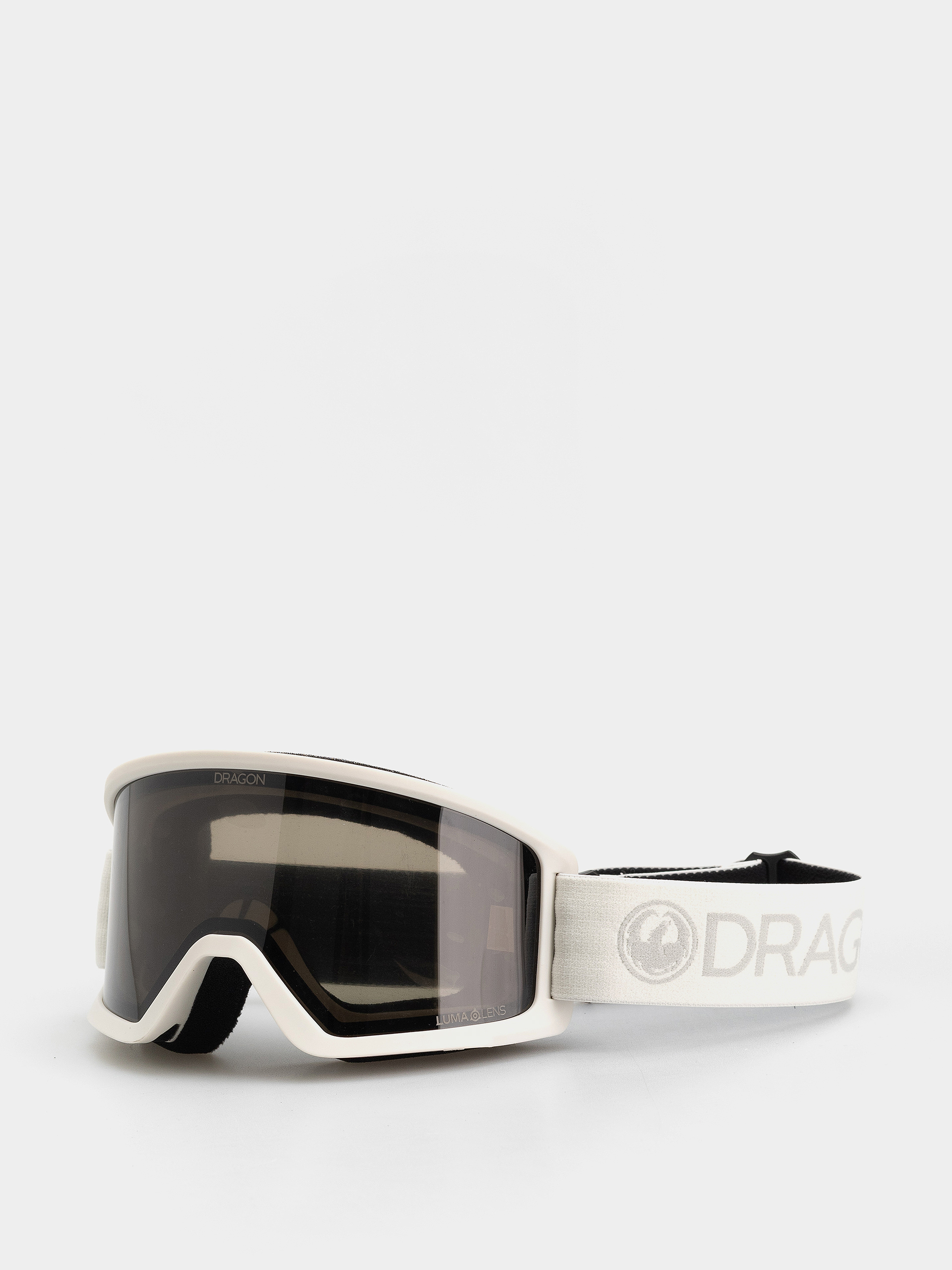Snowboardovu00e9 okuliare Dragon DX3 OTG (white/lumalens dark smoke)