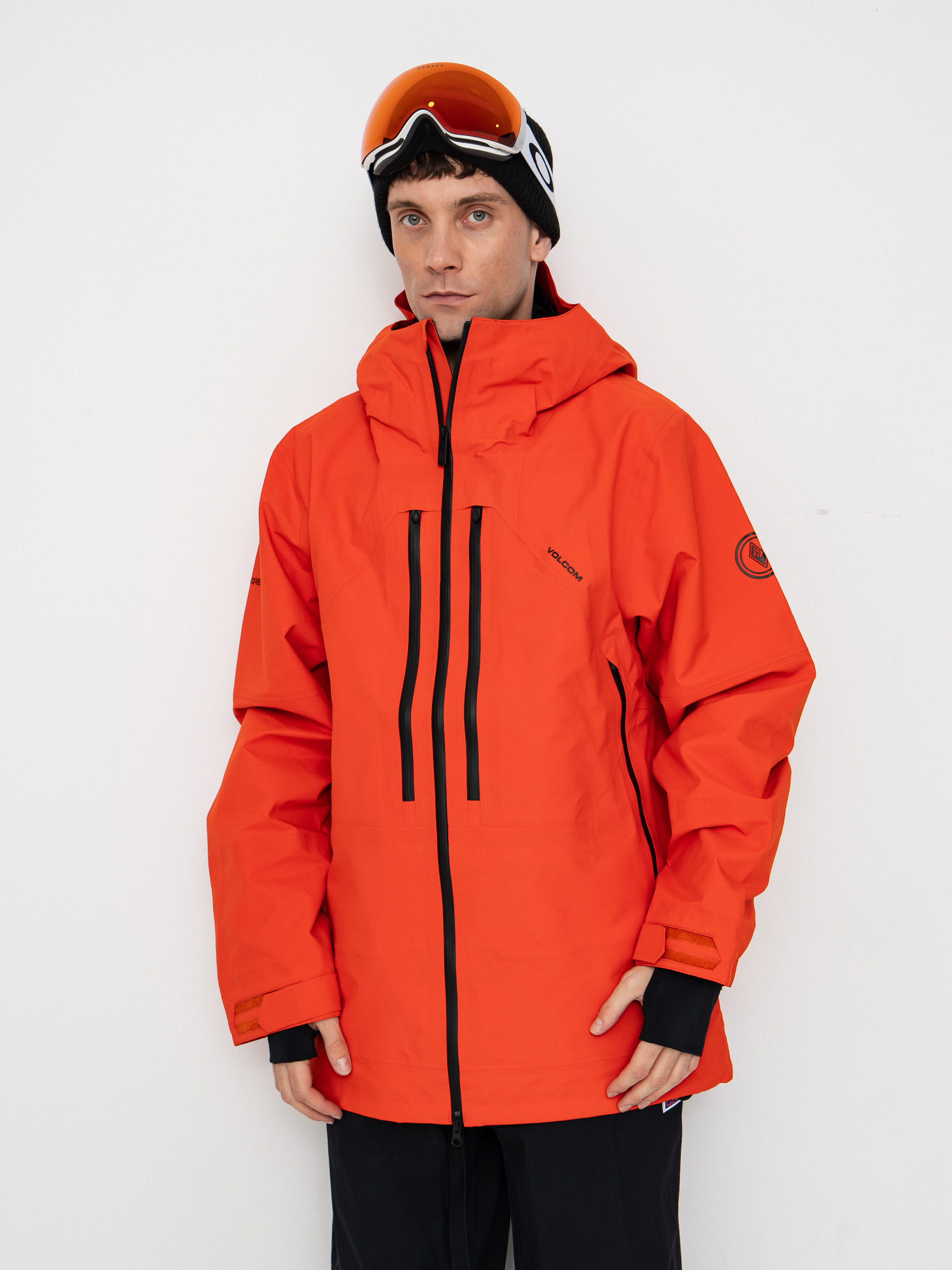 Snowboardová bunda Volcom Anyox Guide Gore Pro Shell (orange shock)