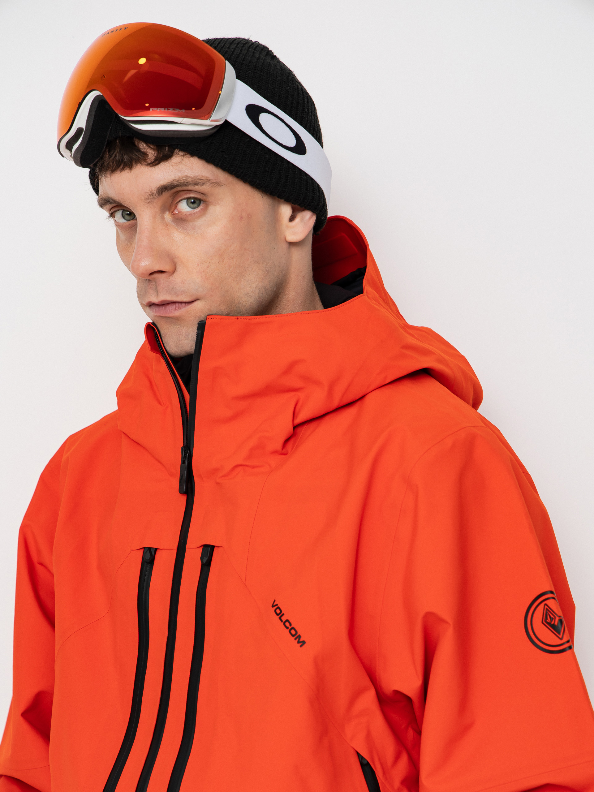 Pánska Snowboardová bunda Volcom Anyox Guide Gore Pro Shell (orange shock)
