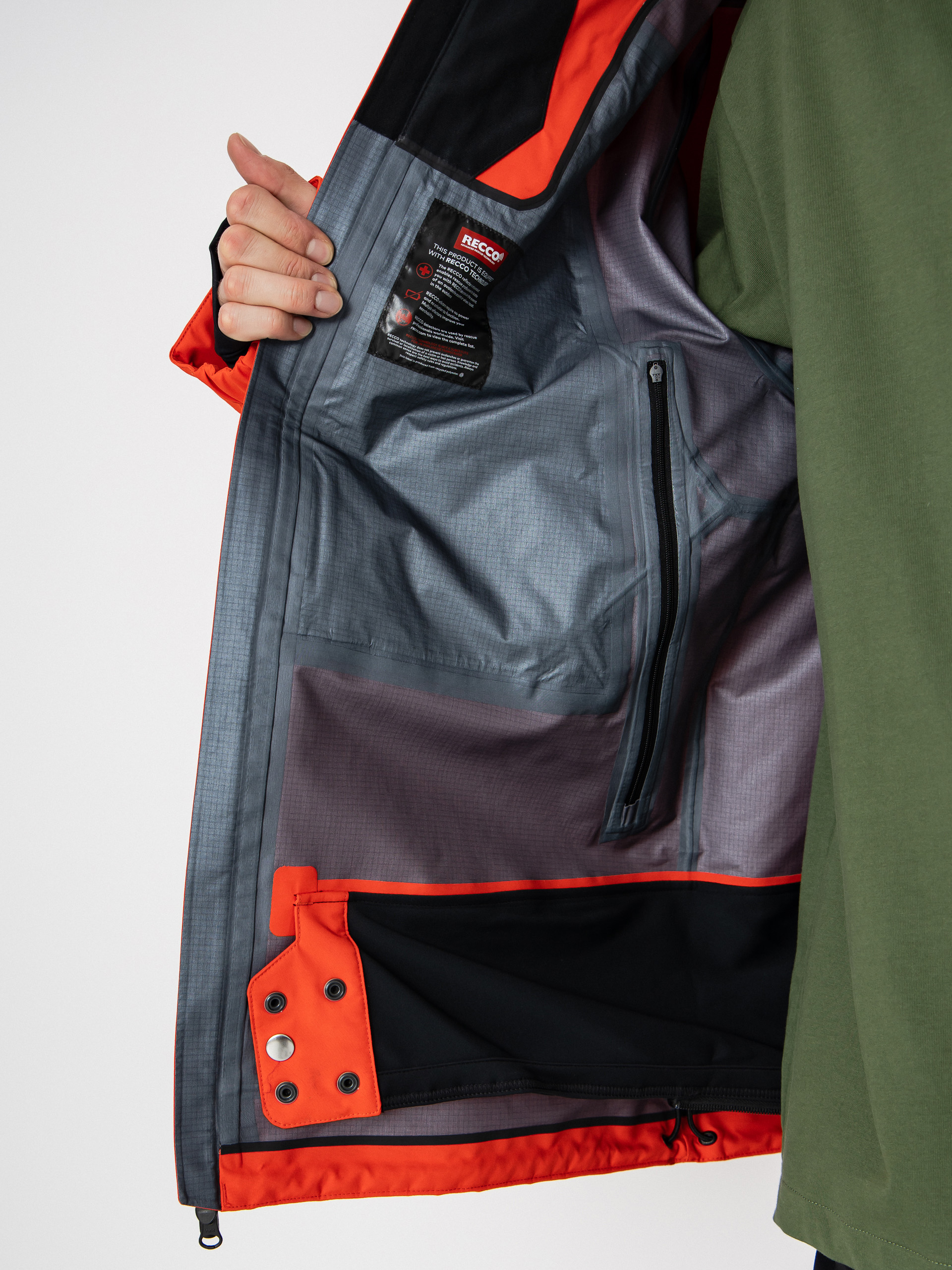 Pánska Snowboardová bunda Volcom Anyox Guide Gore Pro Shell (orange shock)