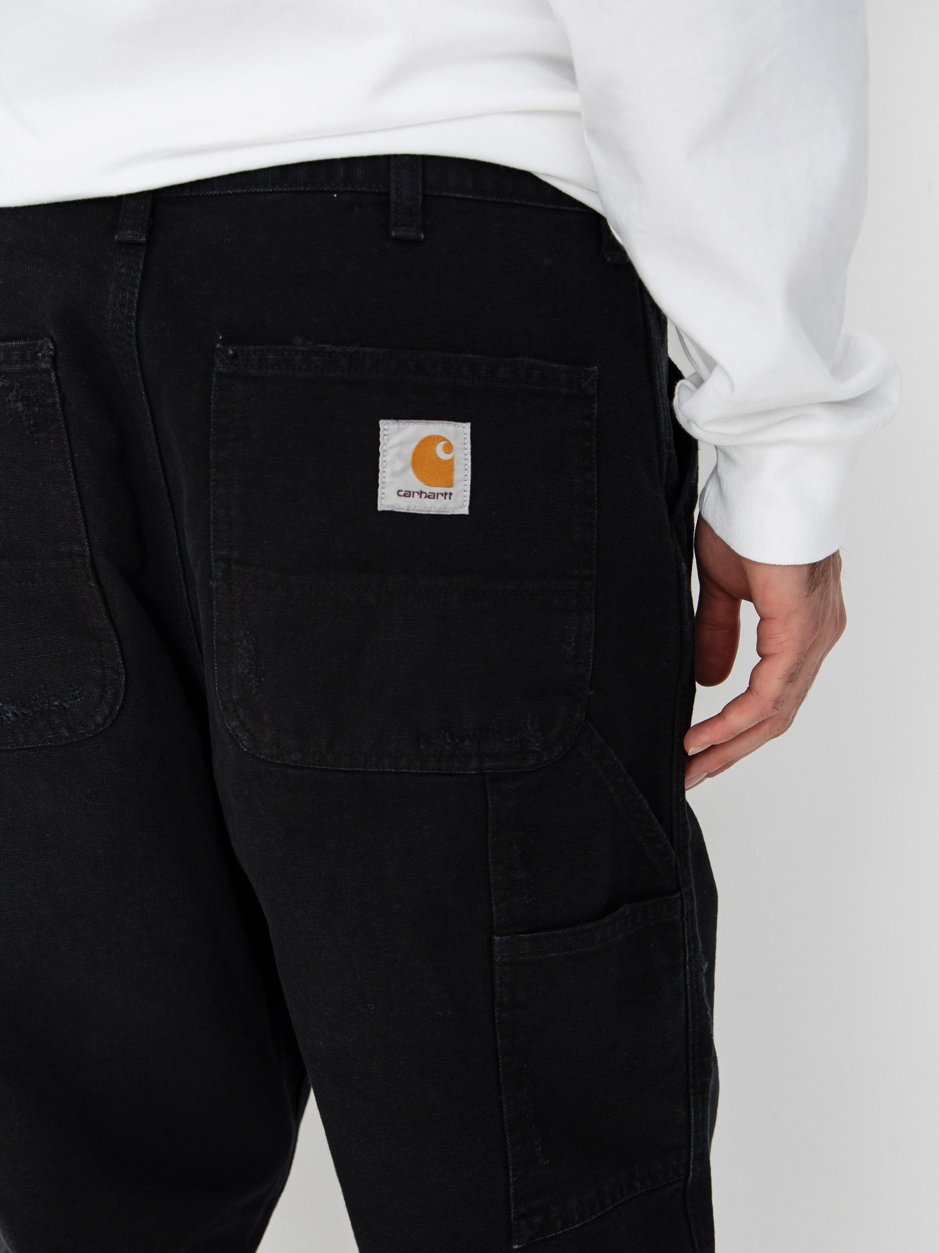 Nohavice Carhartt WIP Single Knee (black)