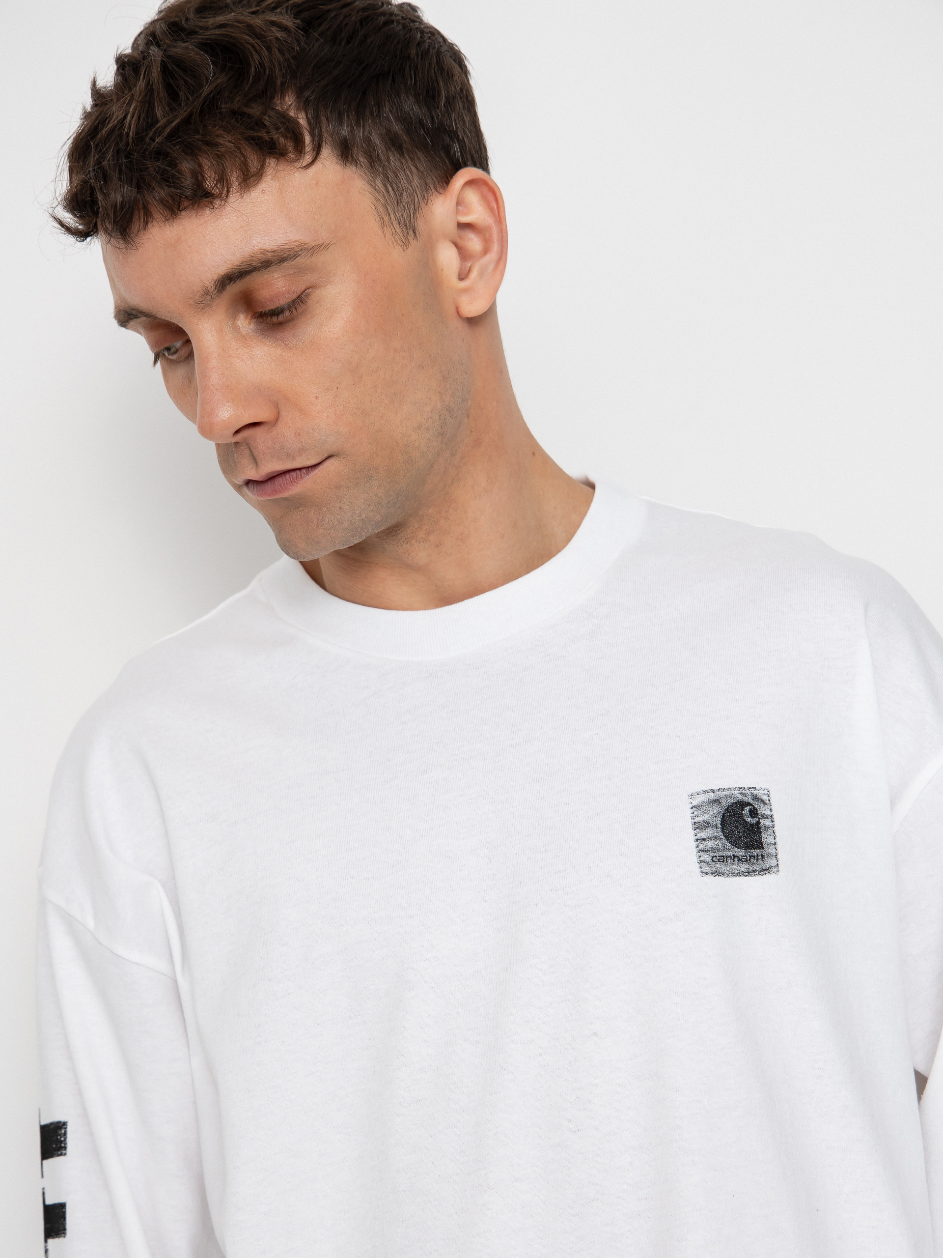 Triko Carhartt WIP Archive Script (white)