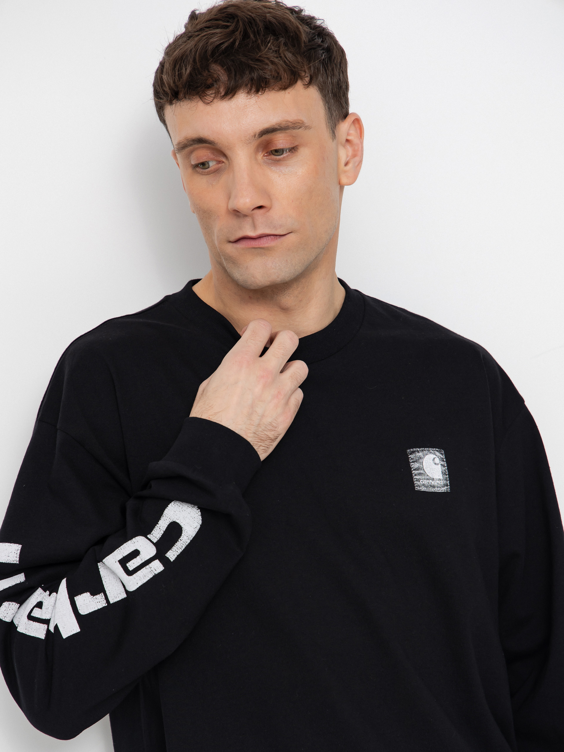 Triko Carhartt WIP Archive Script (black)