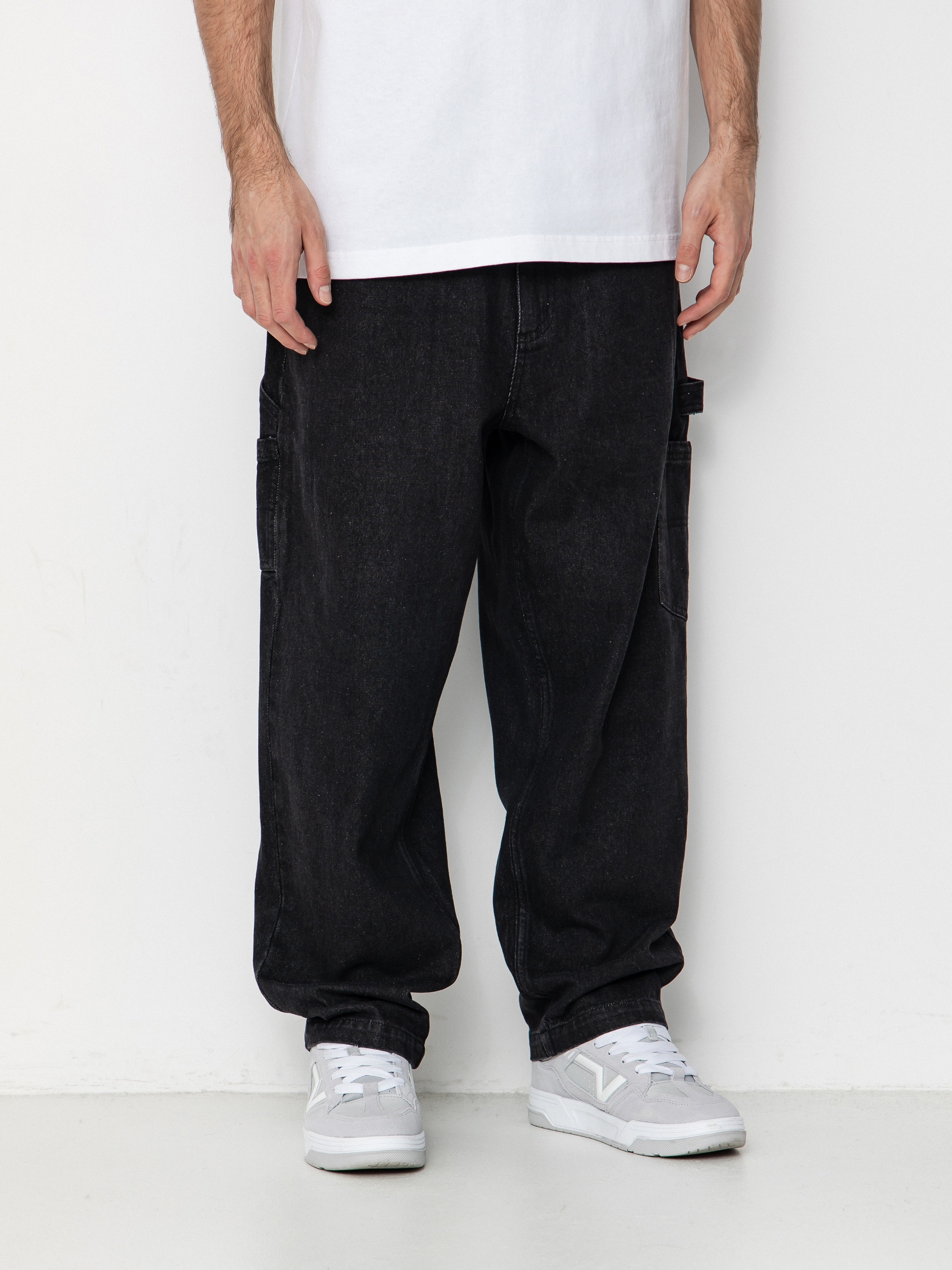 Nohavice Santa Cruz Carpenter Big (black wash)