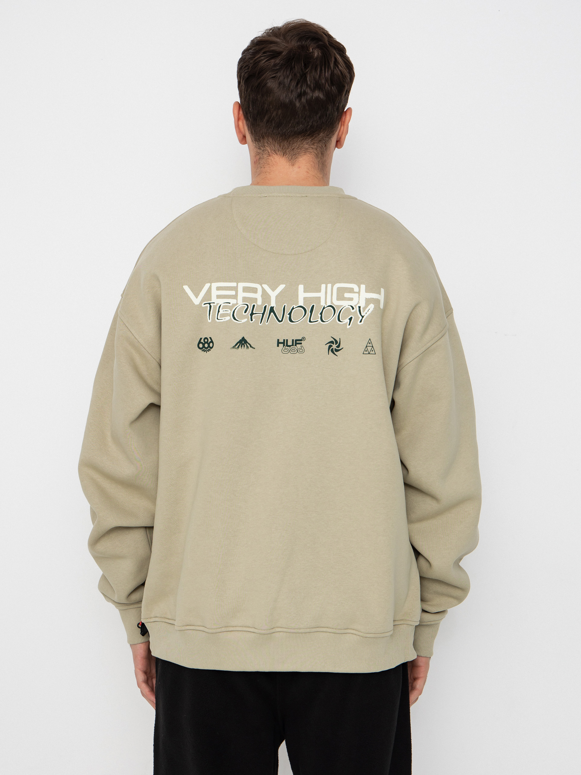 Pánska Termomikina  686 X Huf Premium Heavyweight Crew (huf elm)