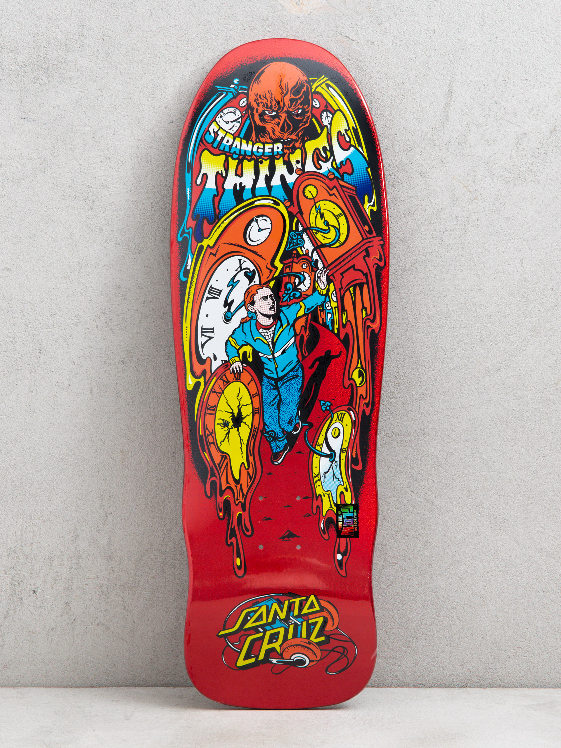 Doska Santa Cruz X Stranger Things Grabke Max Melting Clock