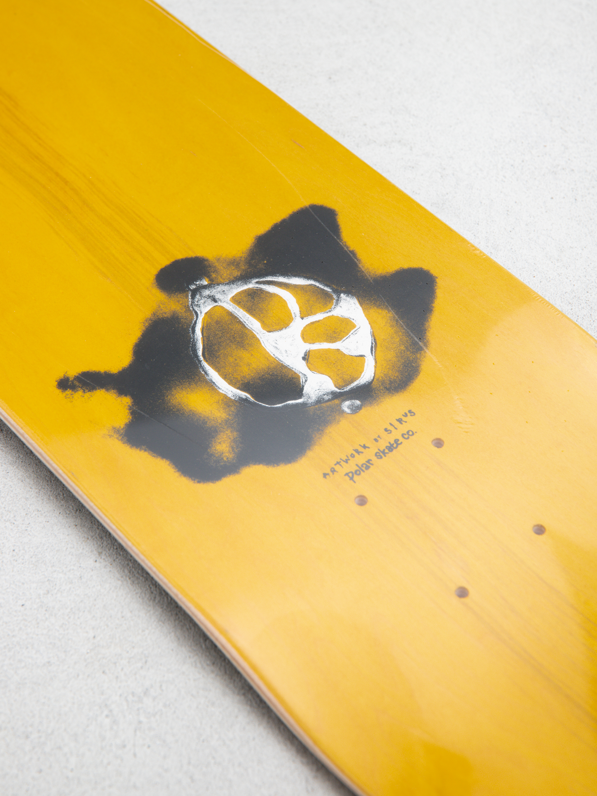 Doska Polar Skate Team Stroke Logo (black)