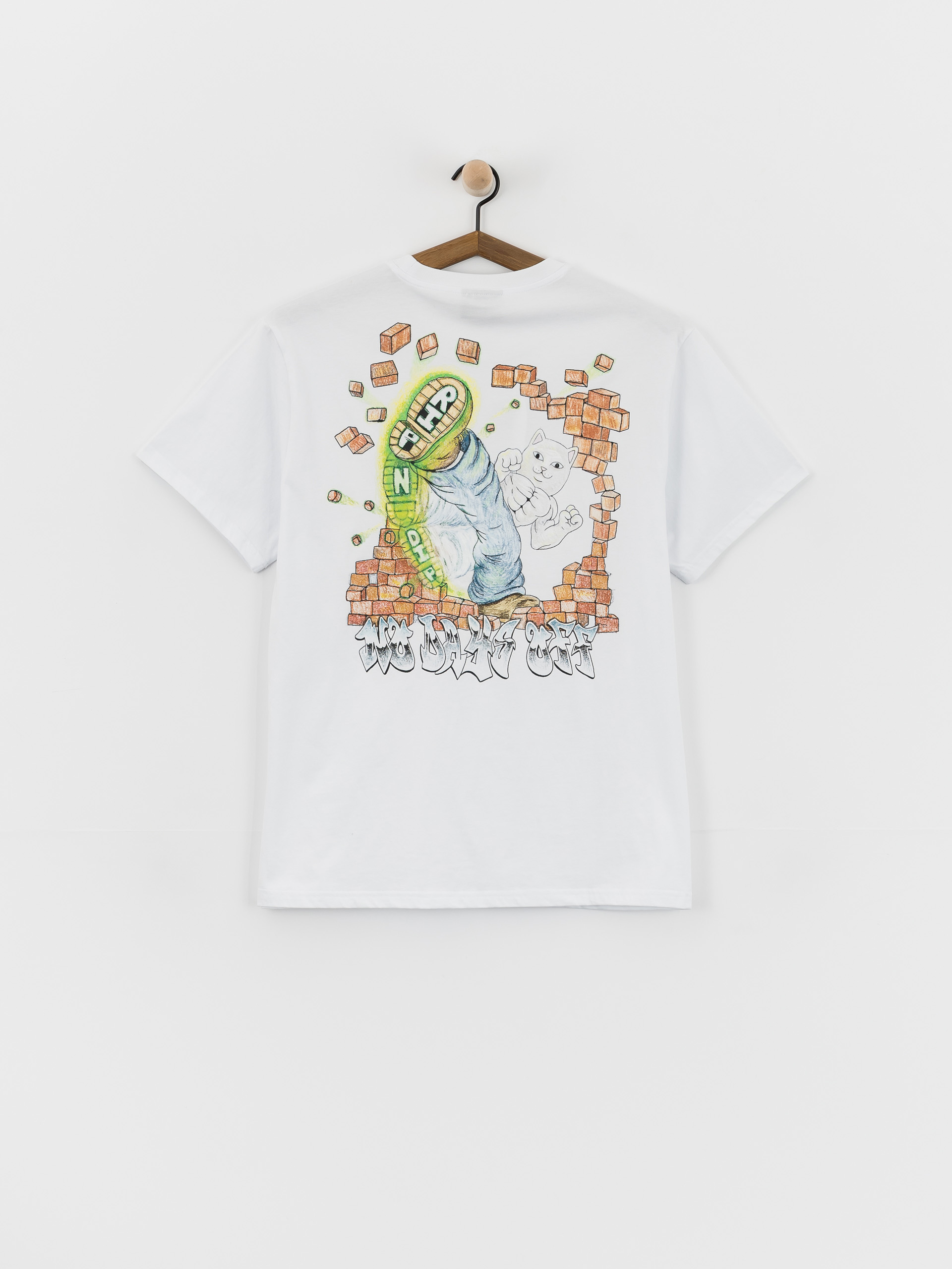 Tričko RipNDip Karate Kat (white)