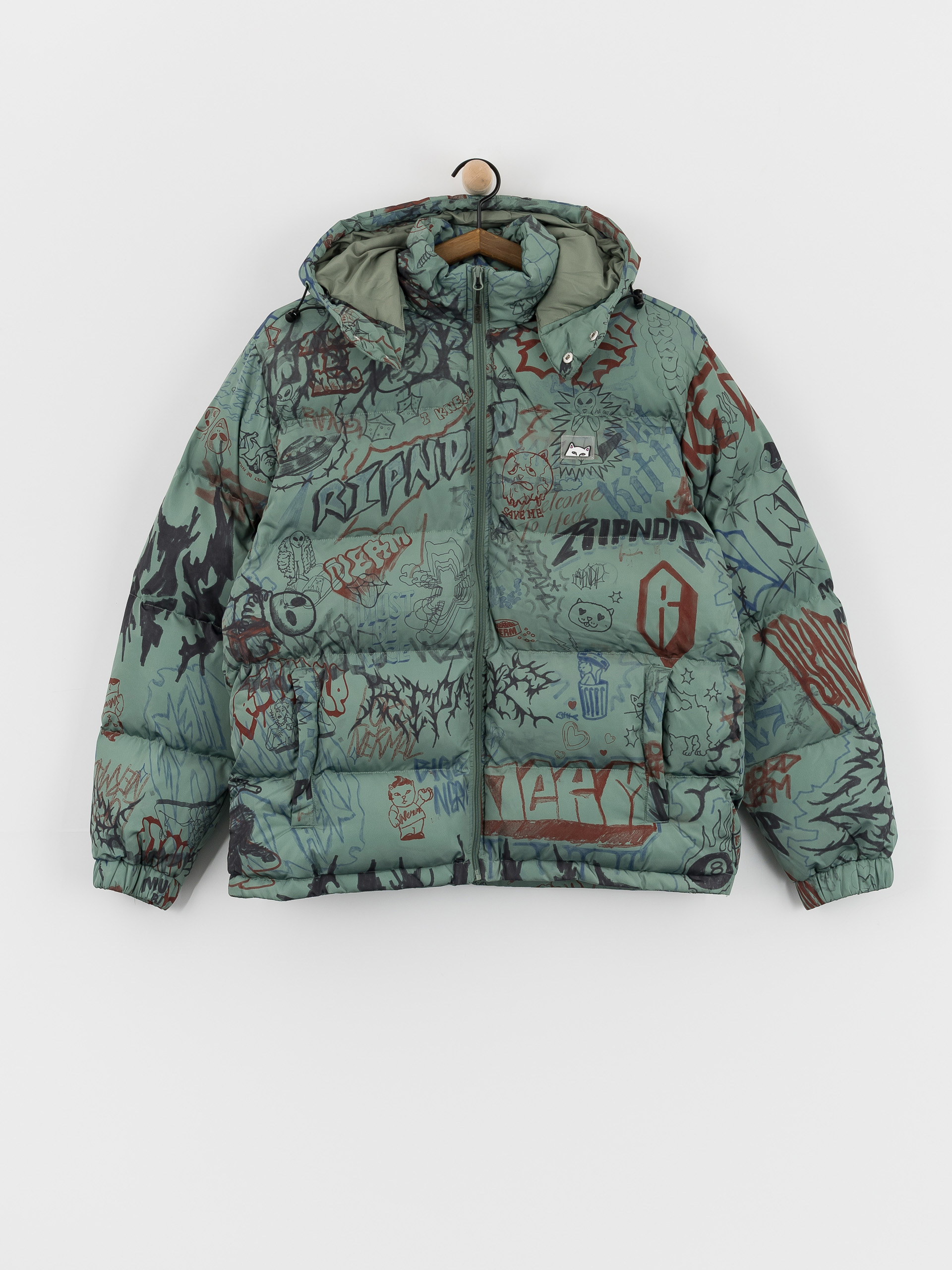 Bunda RipNDip Marker Puffer (black/charcoal)