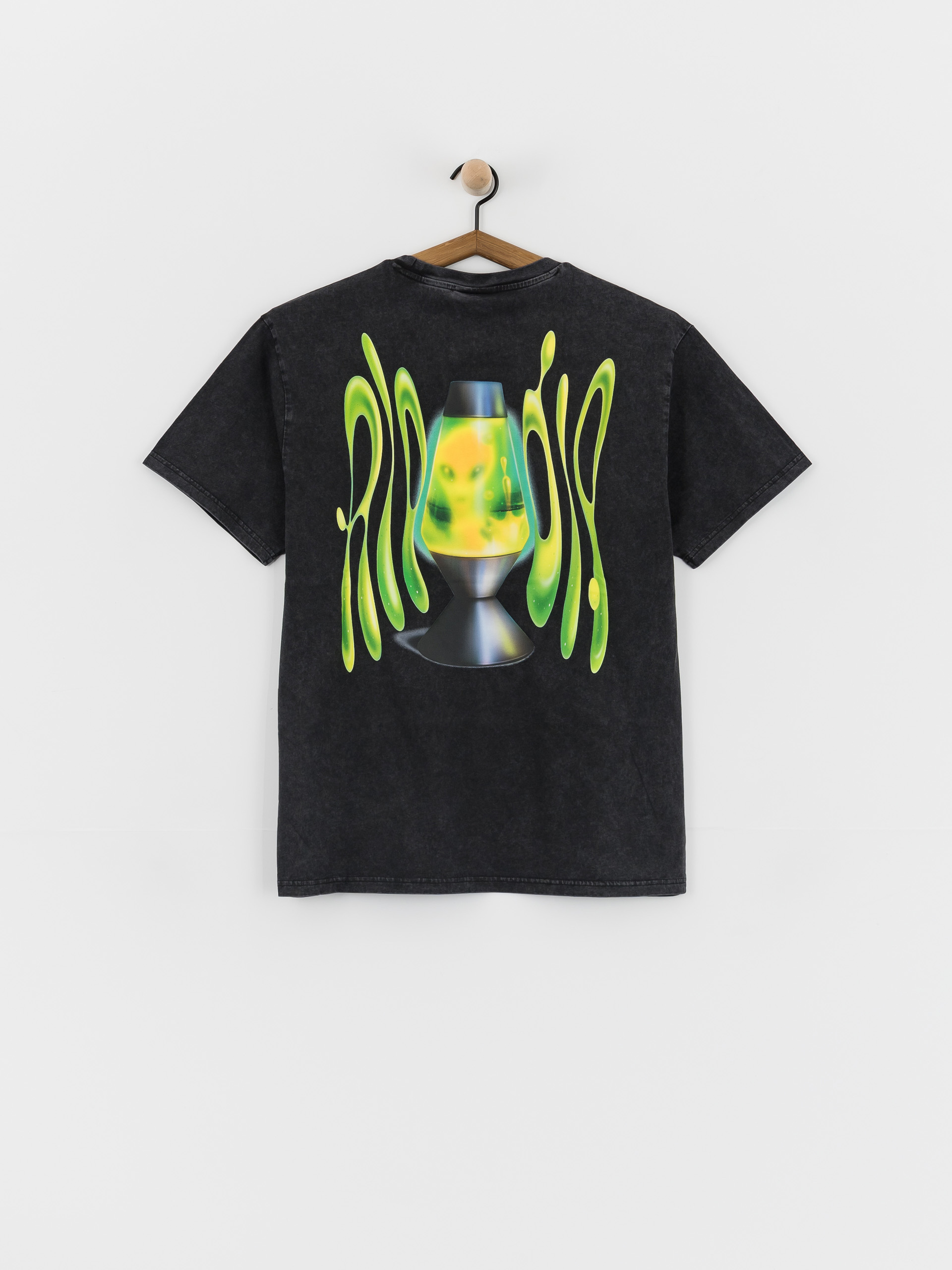 Tričko RipNDip Lava Lamp (black vintage wash)