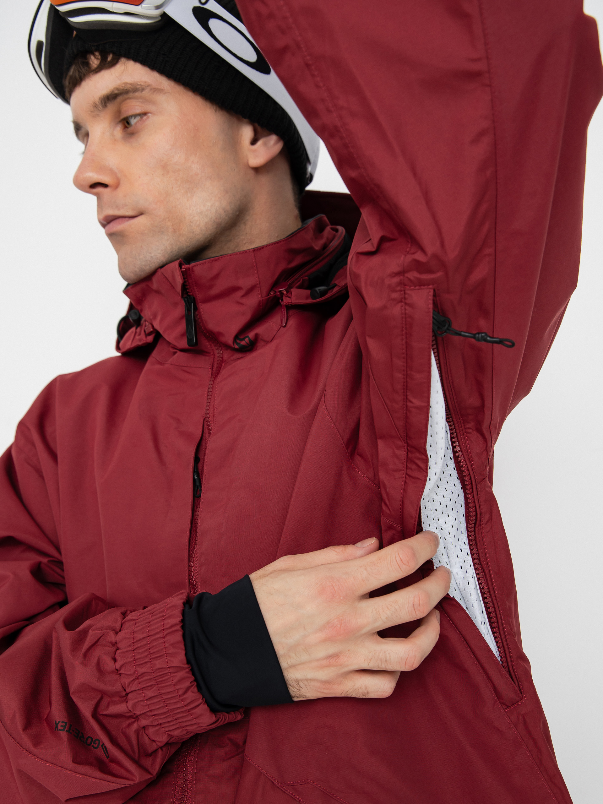 Pánska Snowboardová bunda Volcom Longo Gore Tex (burnt red)